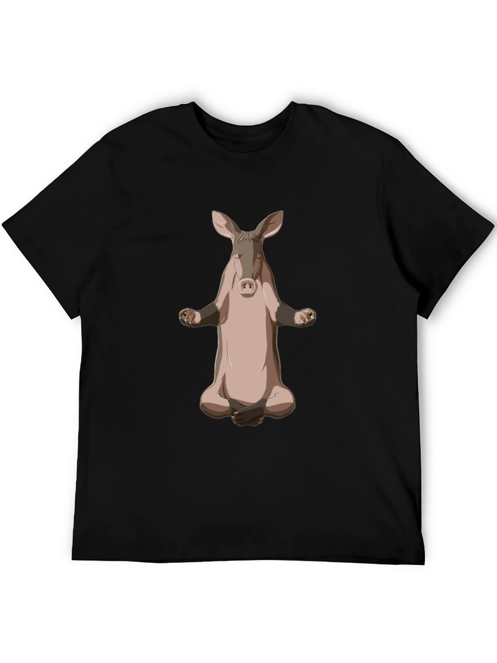 Meditating Aardvark Graphic T-Shirt
