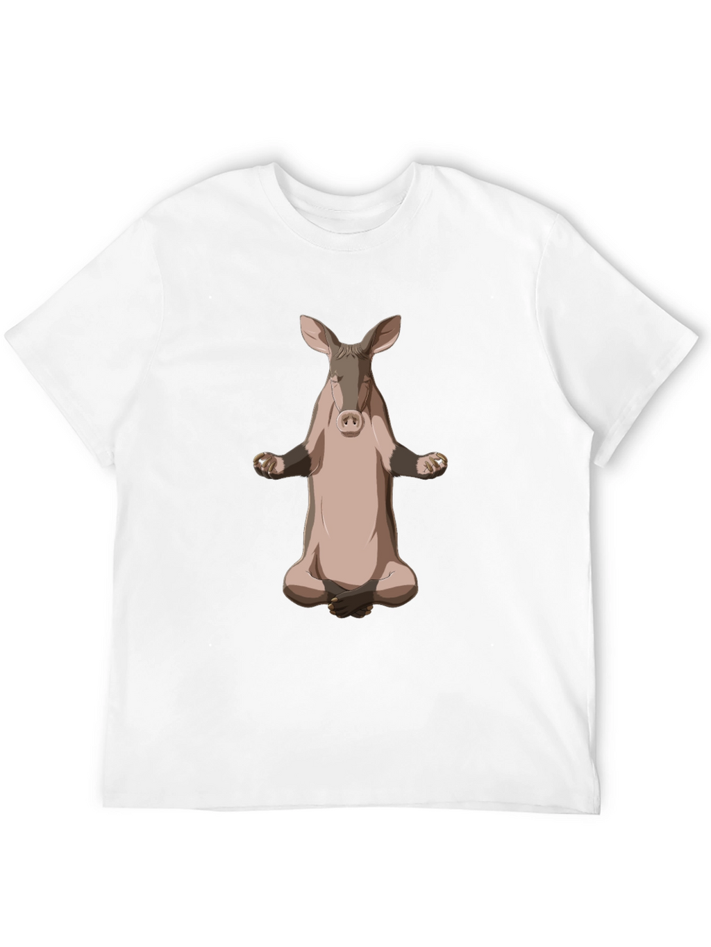 Meditating Aardvark Graphic T-Shirt