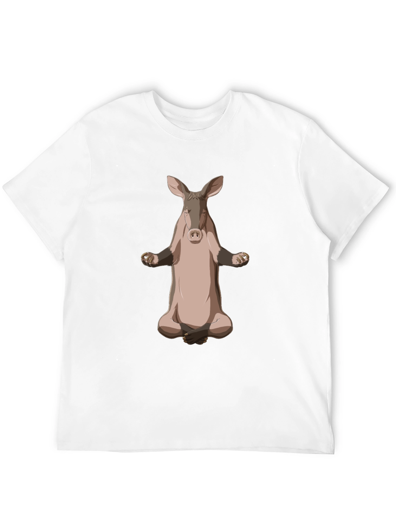 Meditating Aardvark Graphic T-Shirt