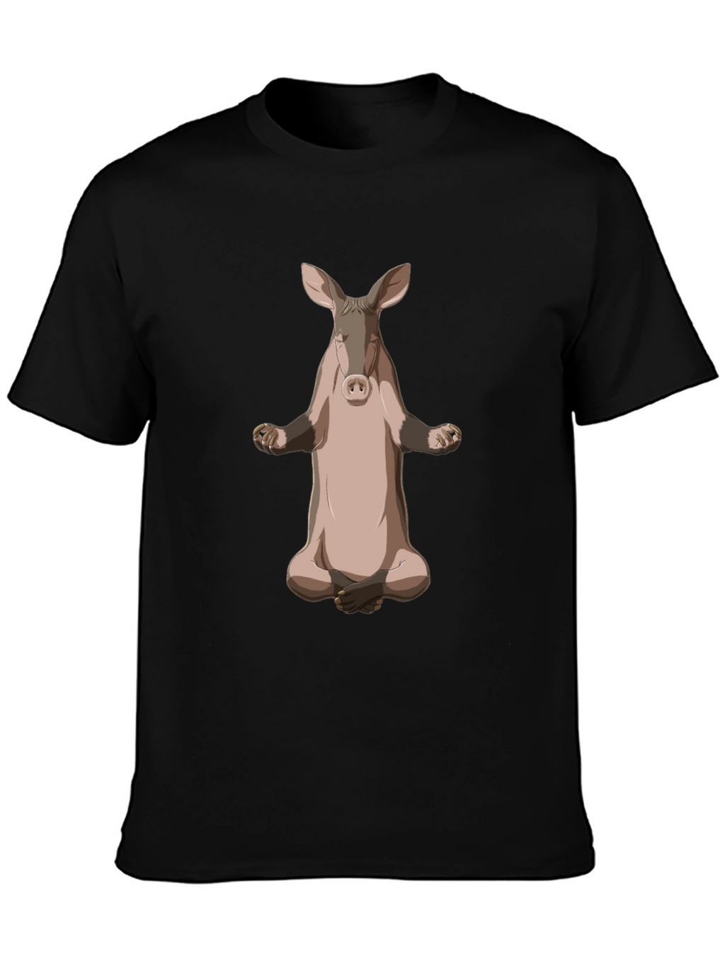 Meditating Aardvark Graphic T-Shirt