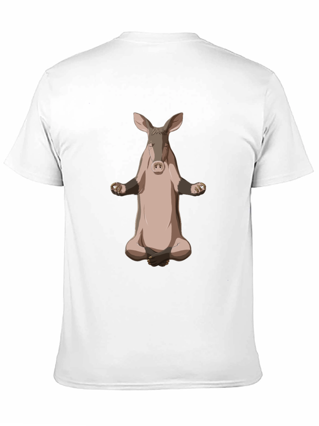 Meditating Aardvark Graphic T-Shirt