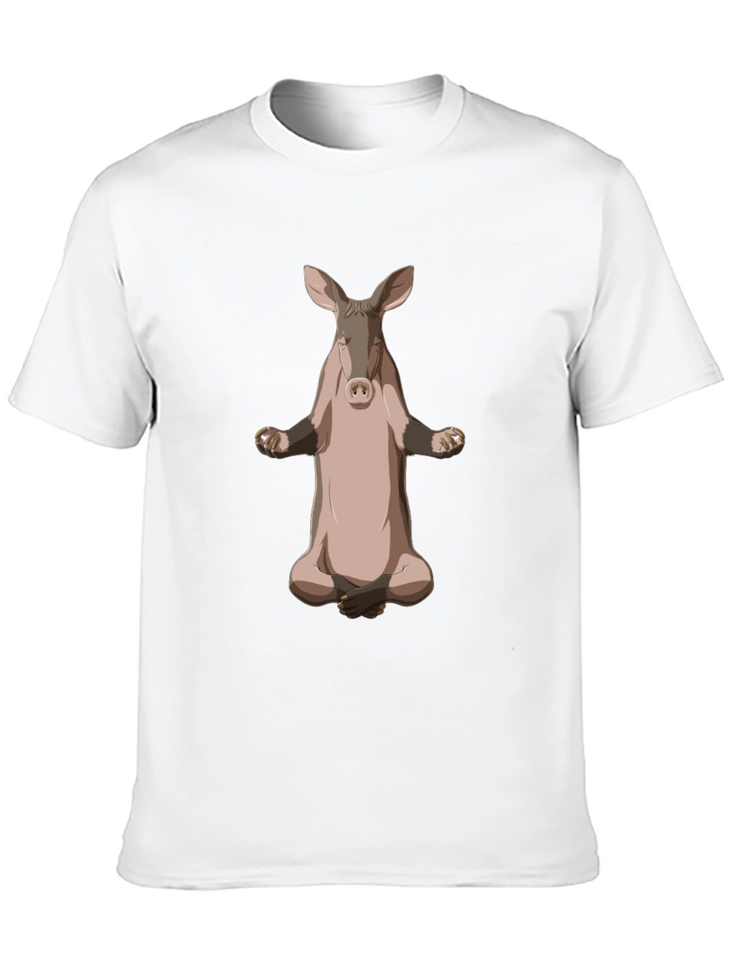 Meditating Aardvark Graphic T-Shirt
