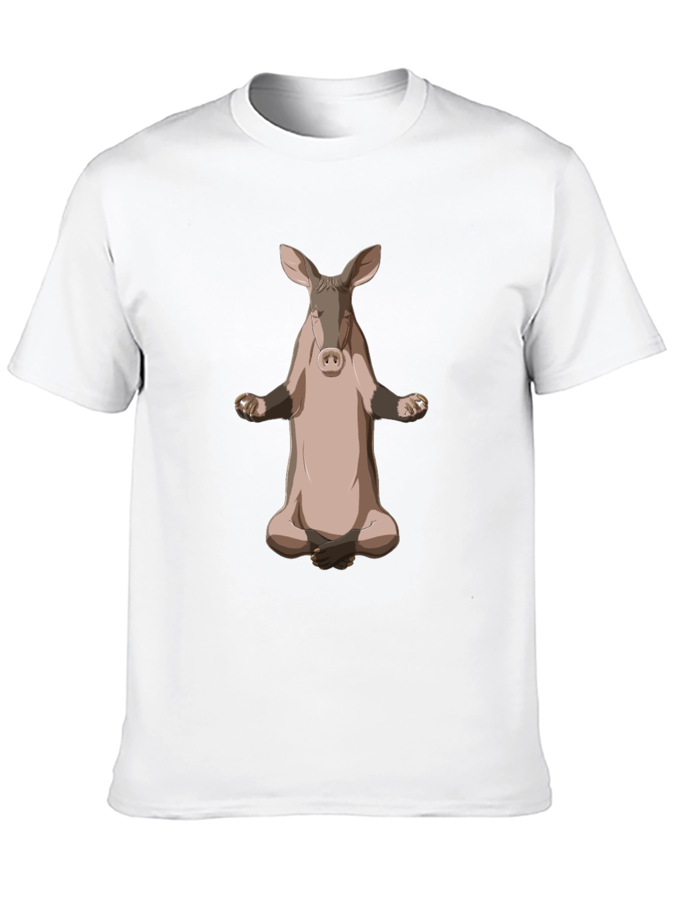 Meditating Aardvark Graphic T-Shirt