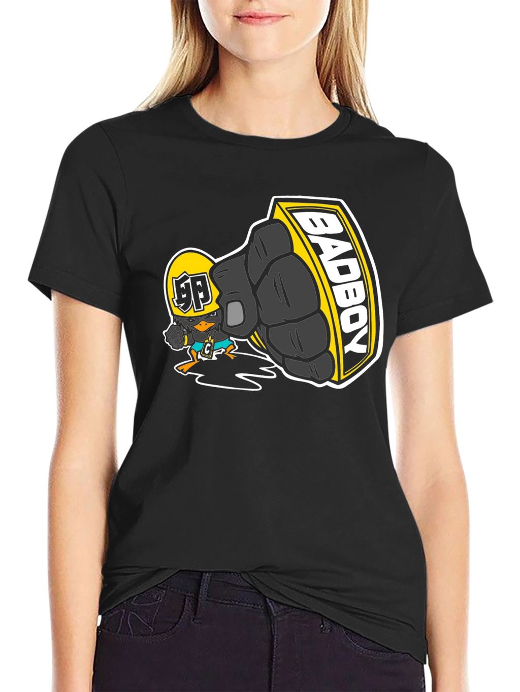 Bad Boy Cartoon Graphic T-Shirt
