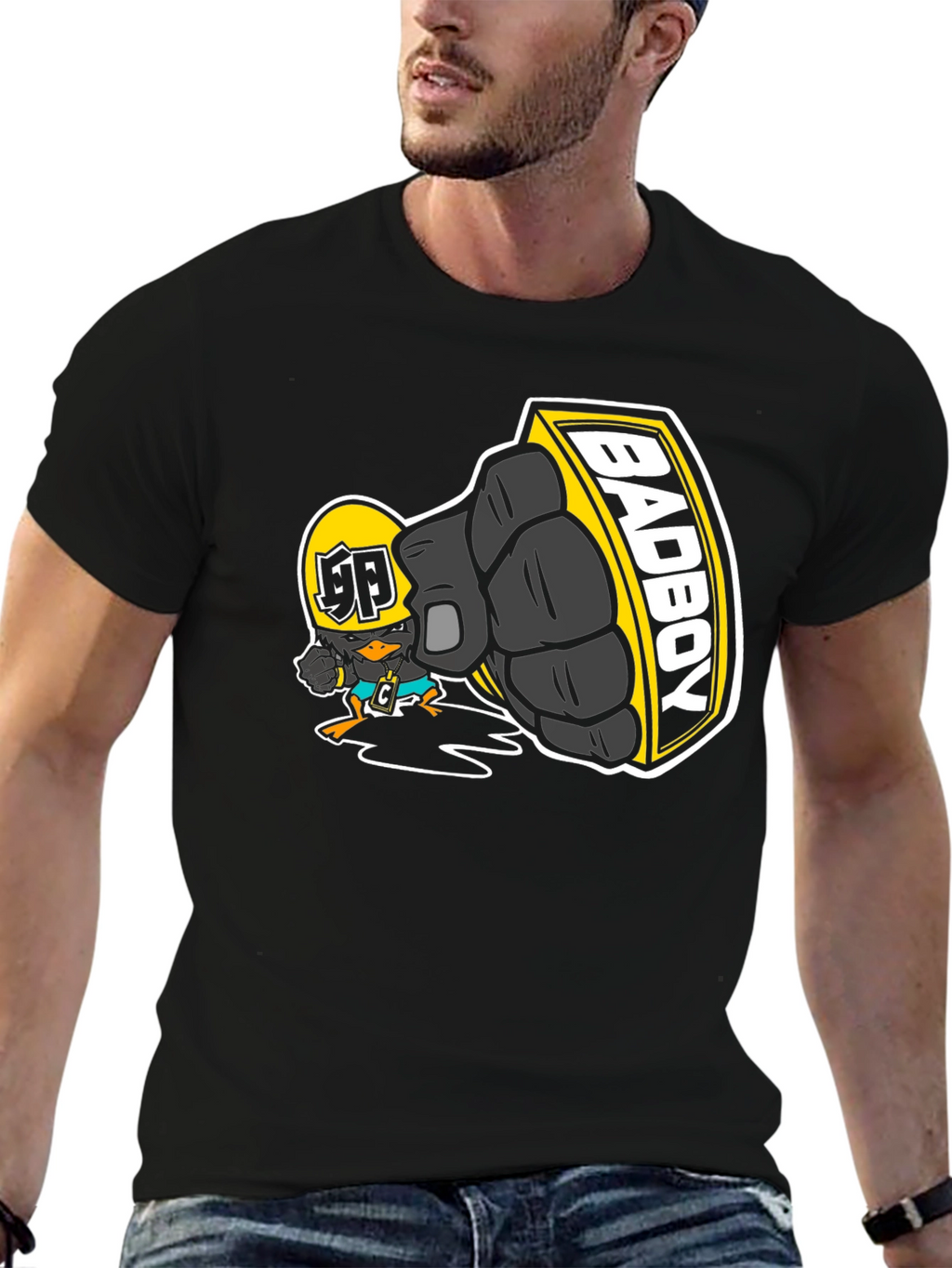 Bad Boy Cartoon Graphic T-Shirt
