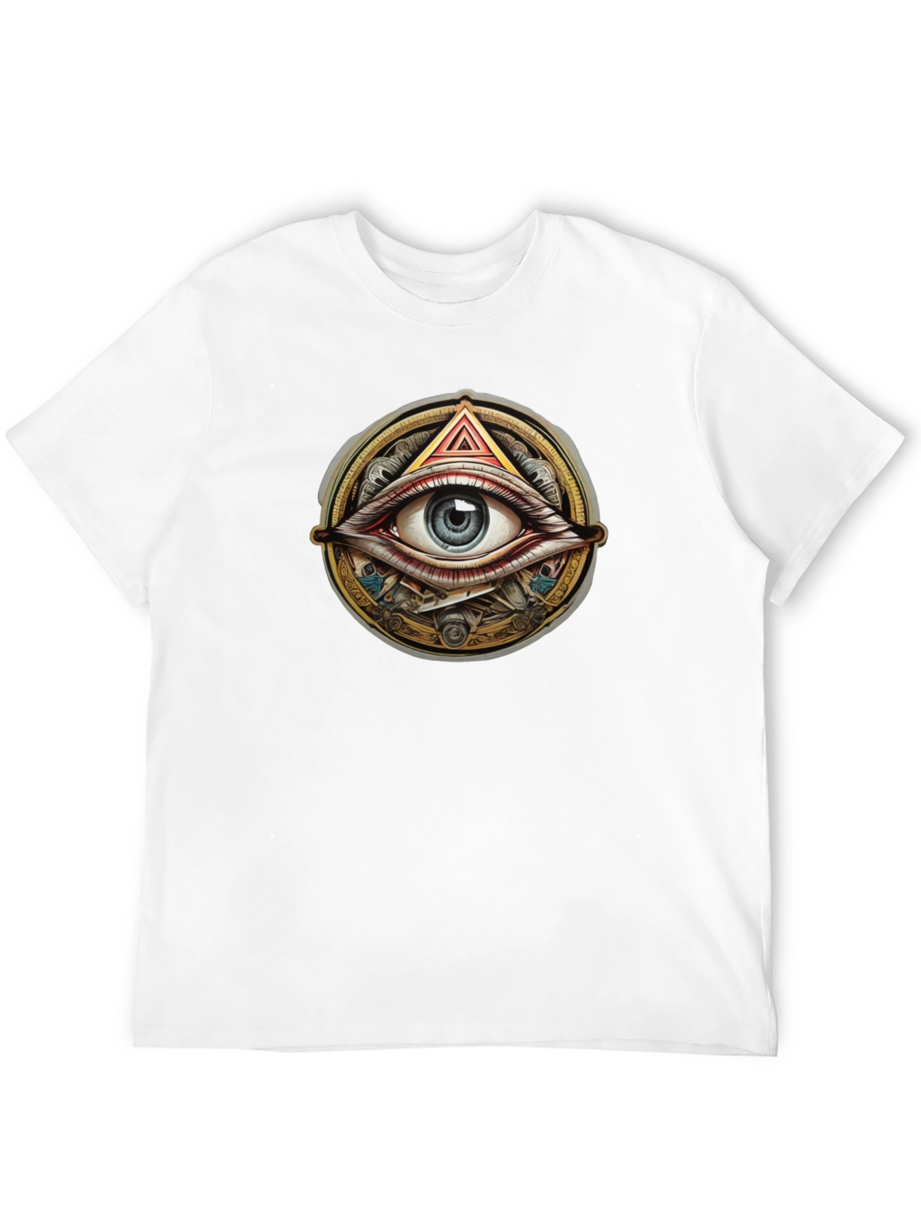 Illuminati Eye Graphic Black T-Shirt