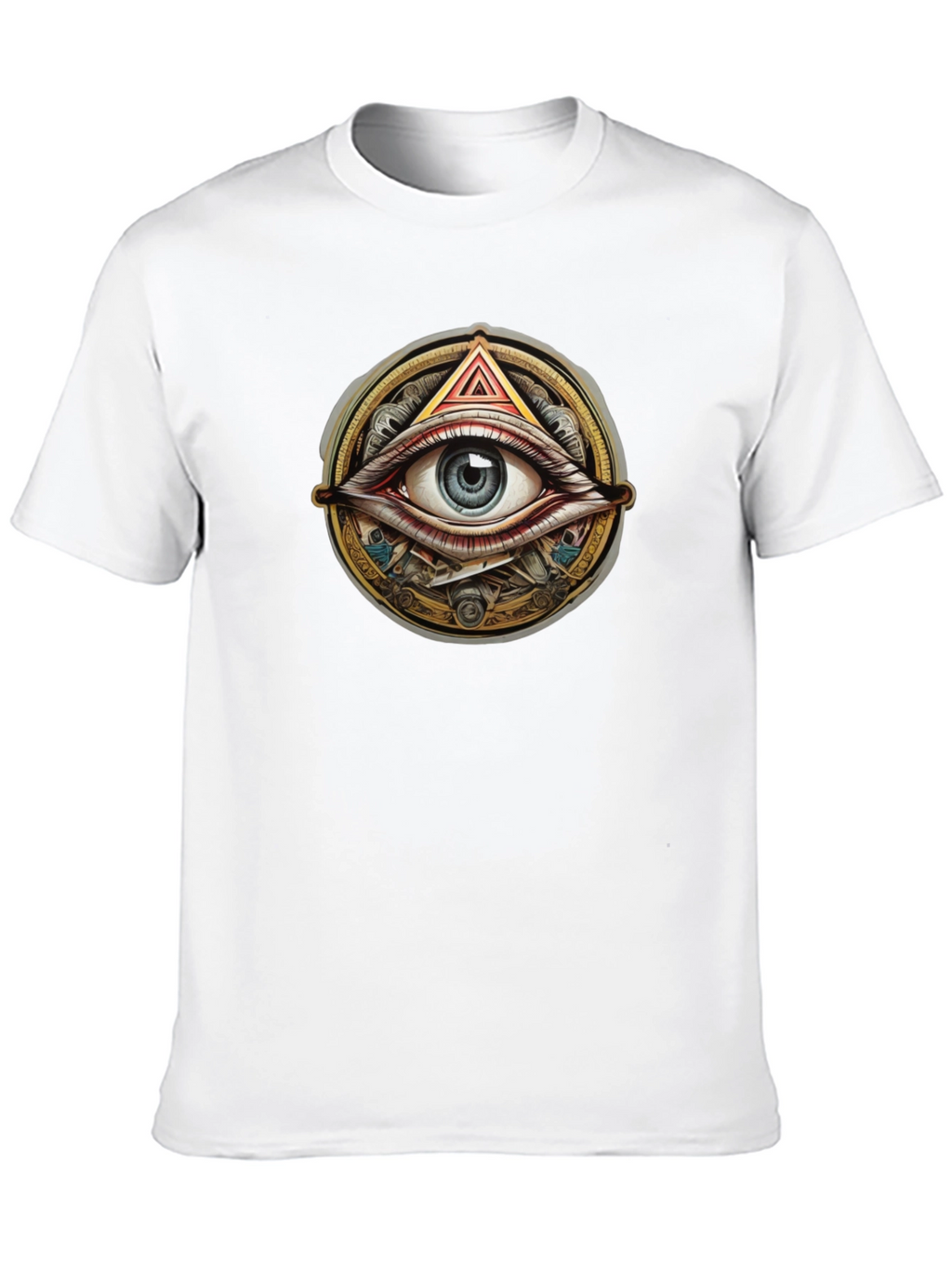 Illuminati Eye Graphic Black T-Shirt