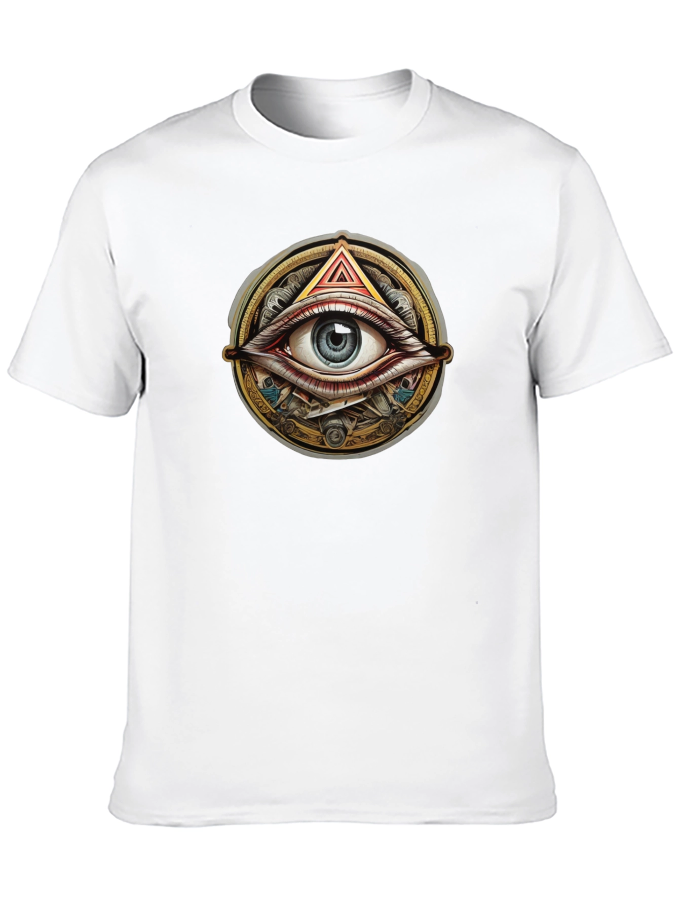 Illuminati Eye Graphic Black T-Shirt