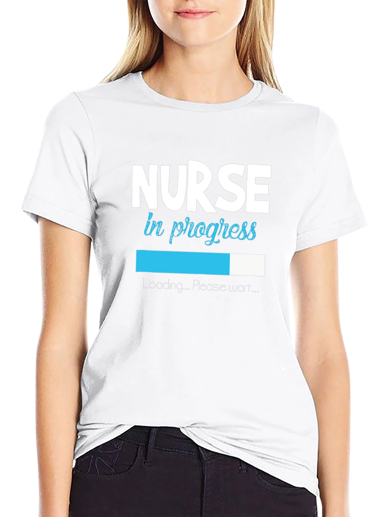 Nurse in Progress Loading T-Shirt