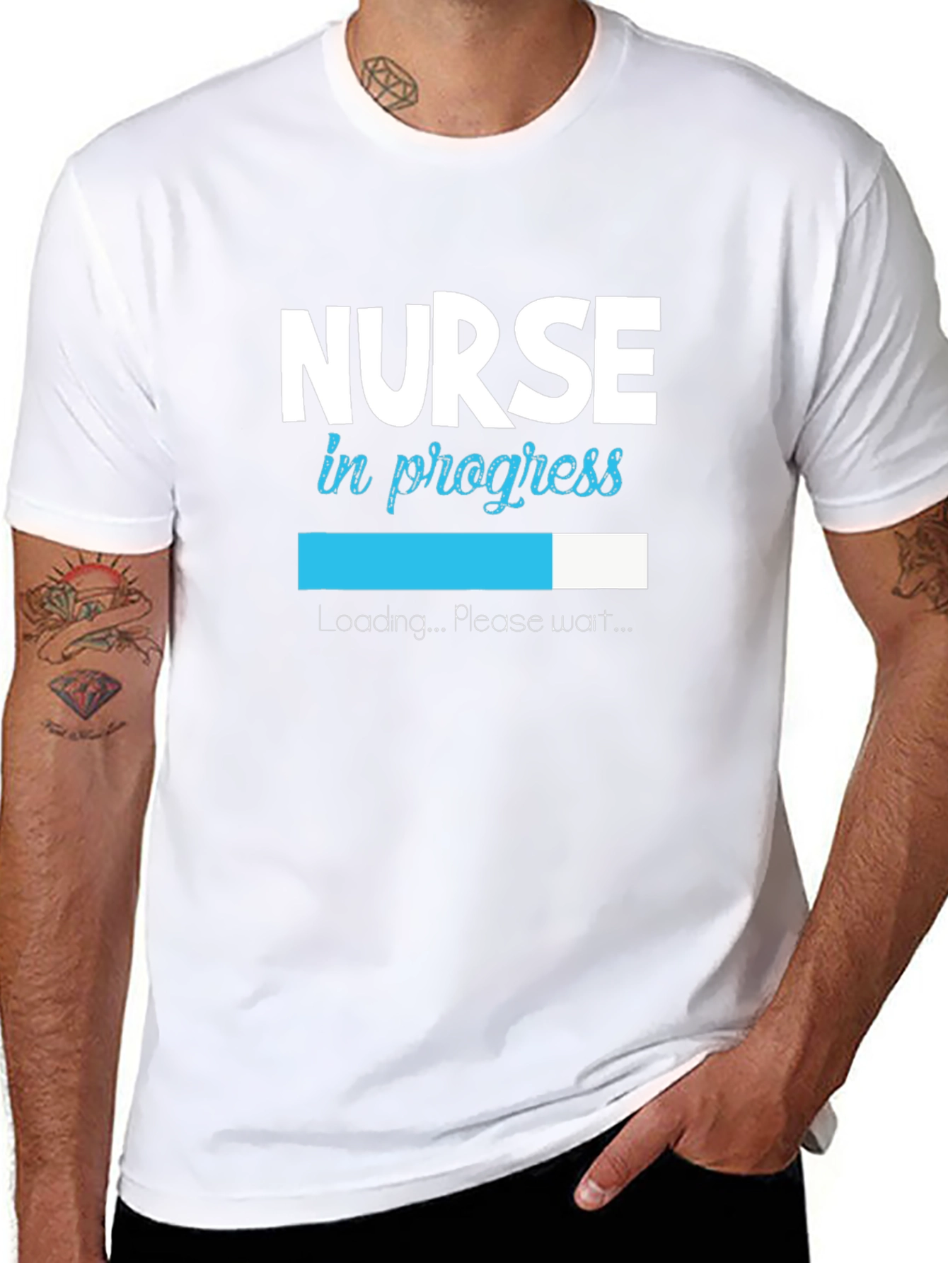 Nurse in Progress Loading T-Shirt