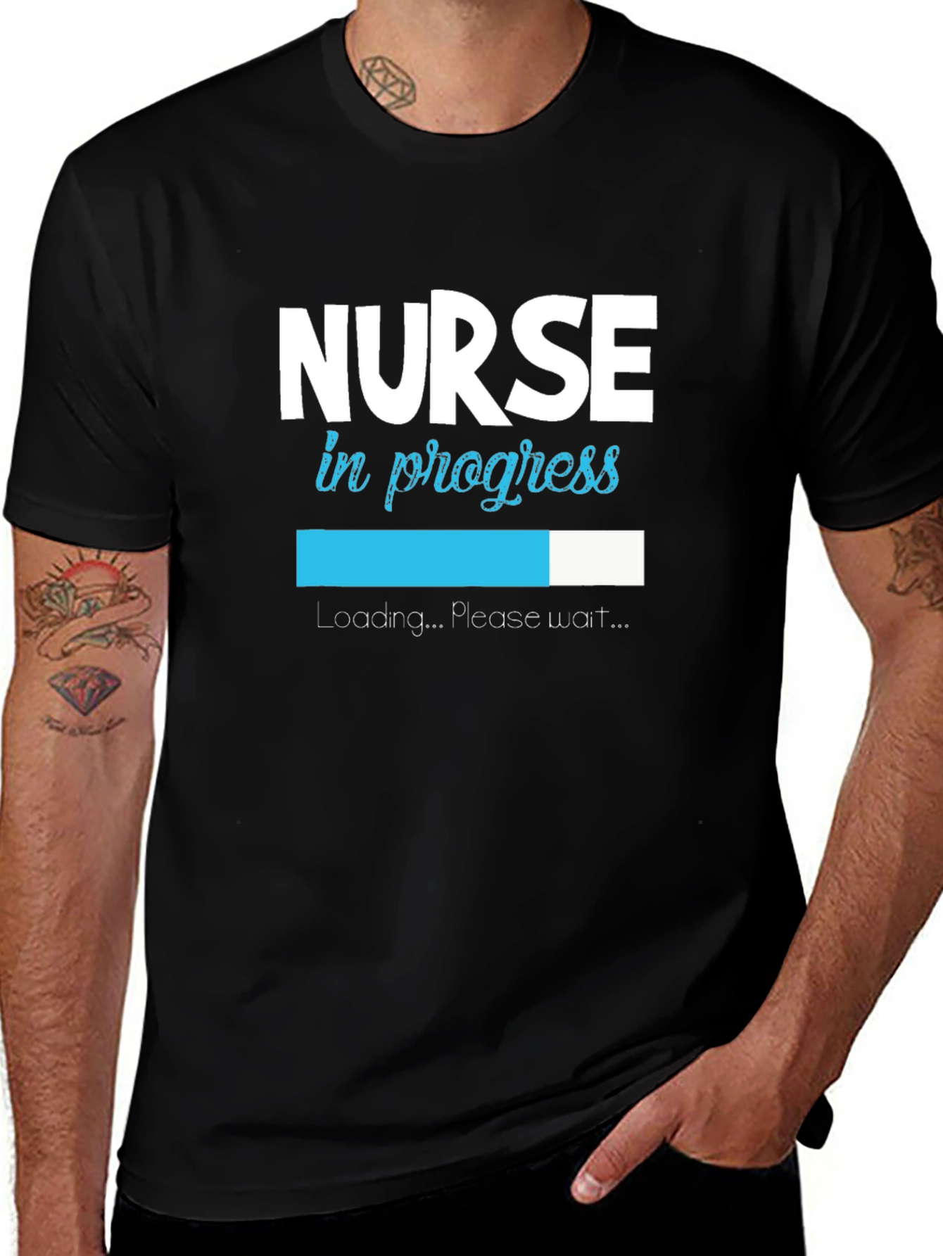Nurse in Progress Loading T-Shirt