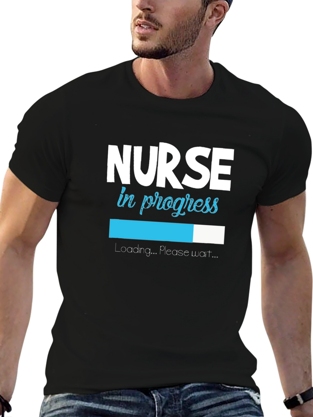 Nurse in Progress Loading T-Shirt