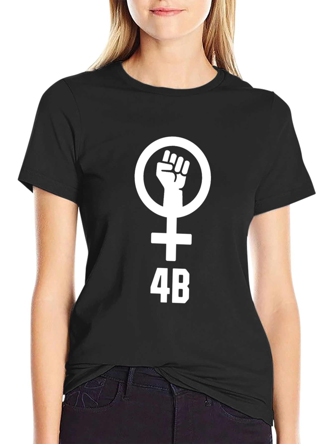 Feminist 4B T-Shirt - Black
