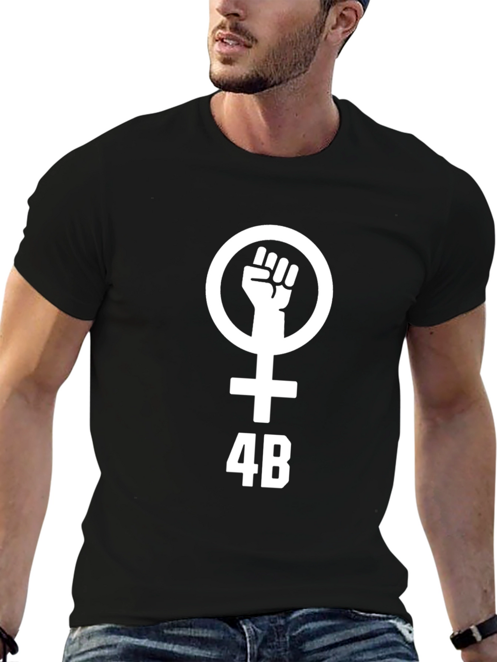 Feminist 4B T-Shirt - Black