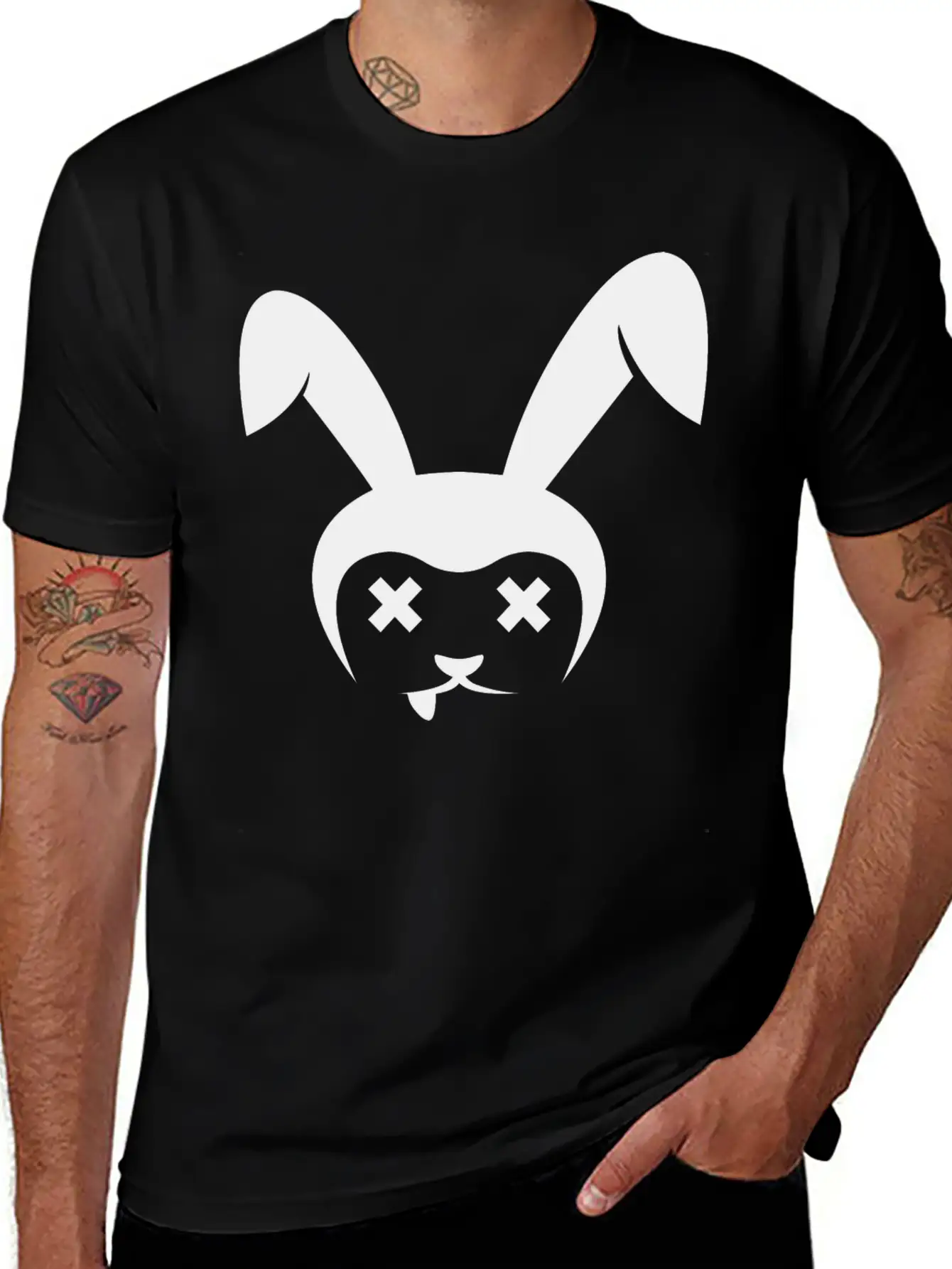 Rabbit 1 Stylish Everyday T-Shirt – Unisex Basic Cotton Tee