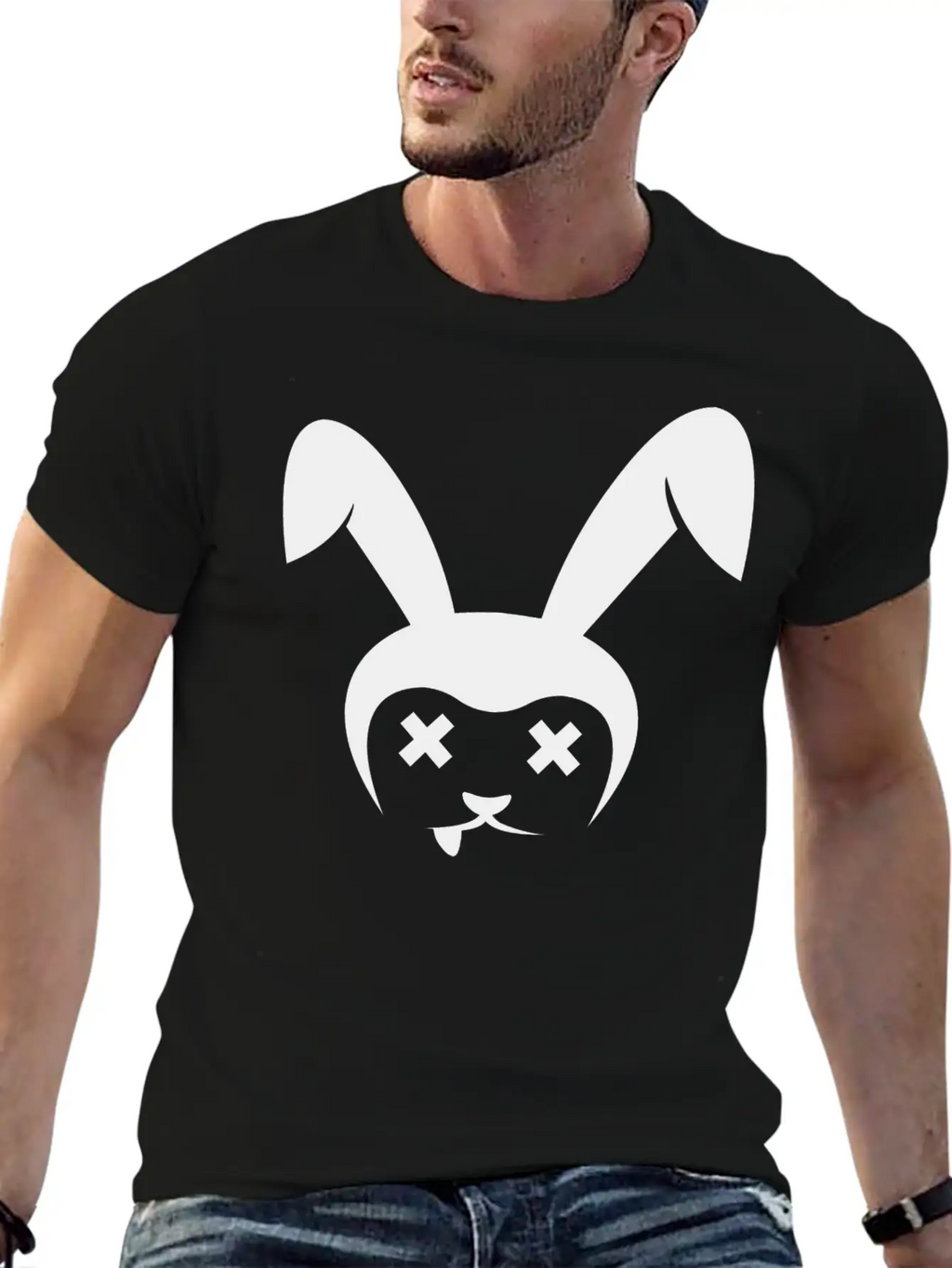 Rabbit 1 Stylish Everyday T-Shirt – Unisex Basic Cotton Tee