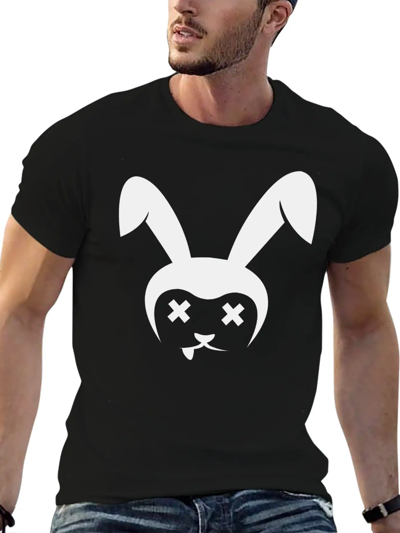Rabbit 1 Stylish Everyday T-Shirt – Unisex Basic Cotton Tee