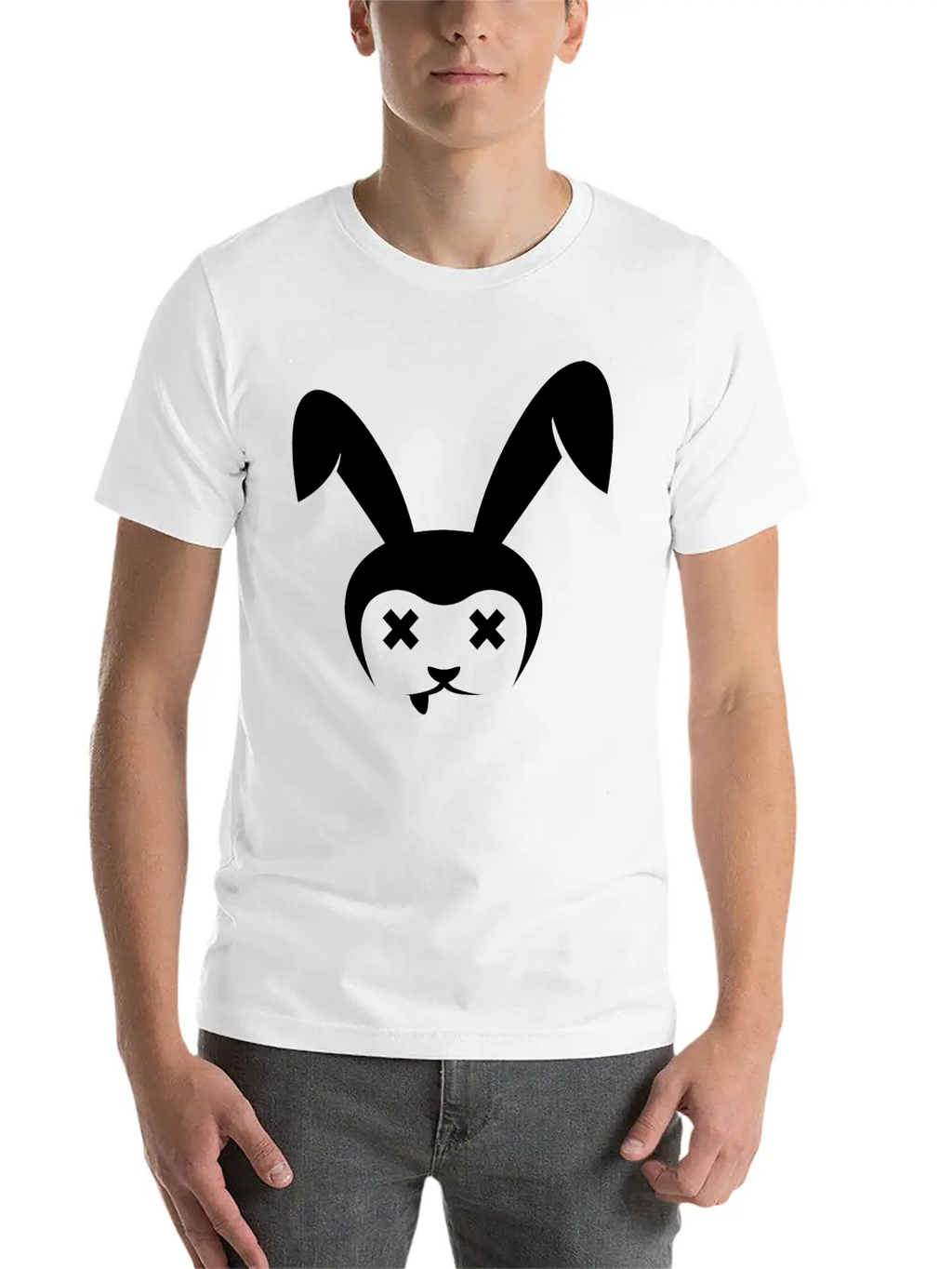 Rabbit 1 Stylish Everyday T-Shirt – Unisex Basic Cotton Tee