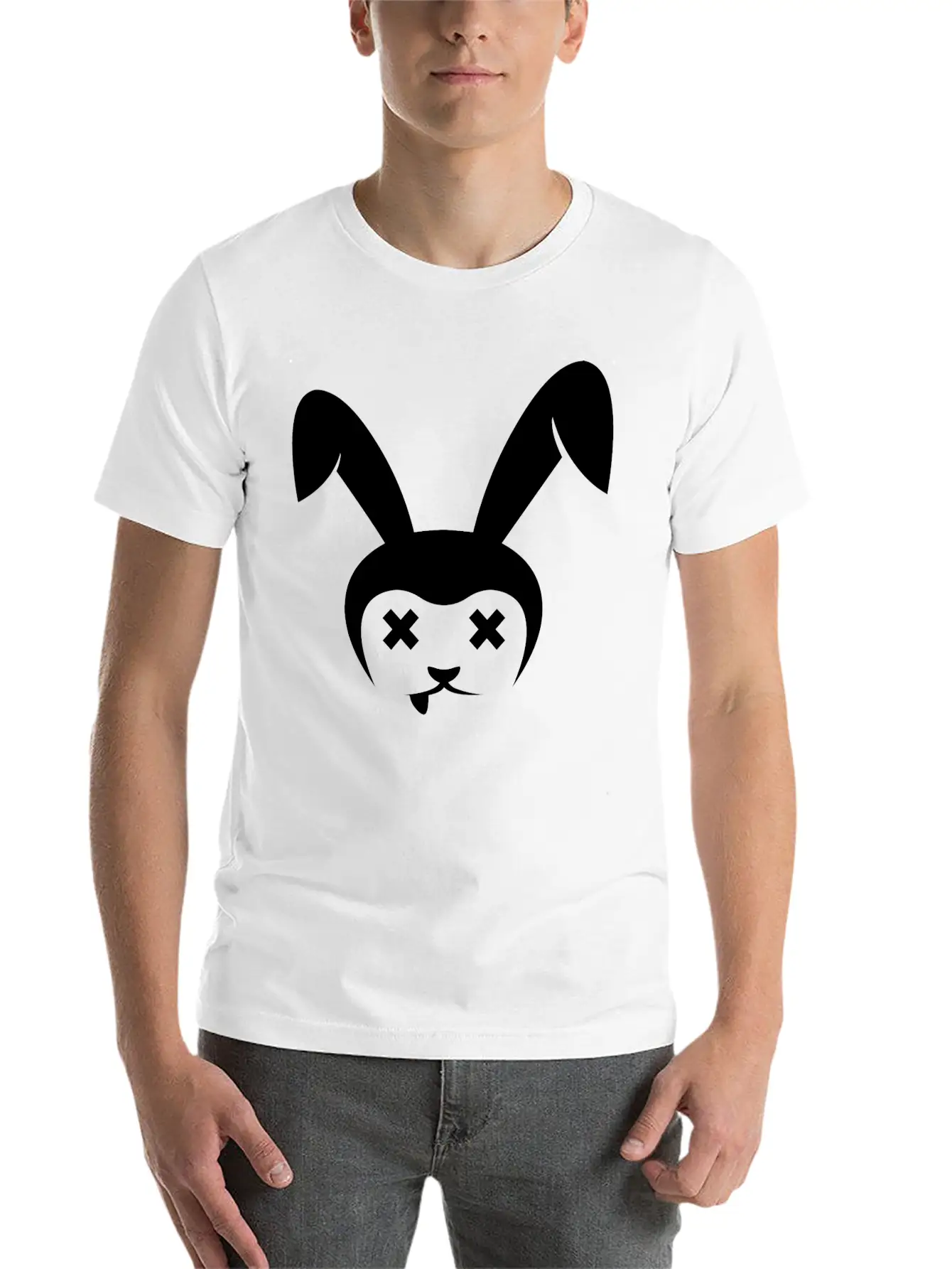 Rabbit 1 Stylish Everyday T-Shirt – Unisex Basic Cotton Tee