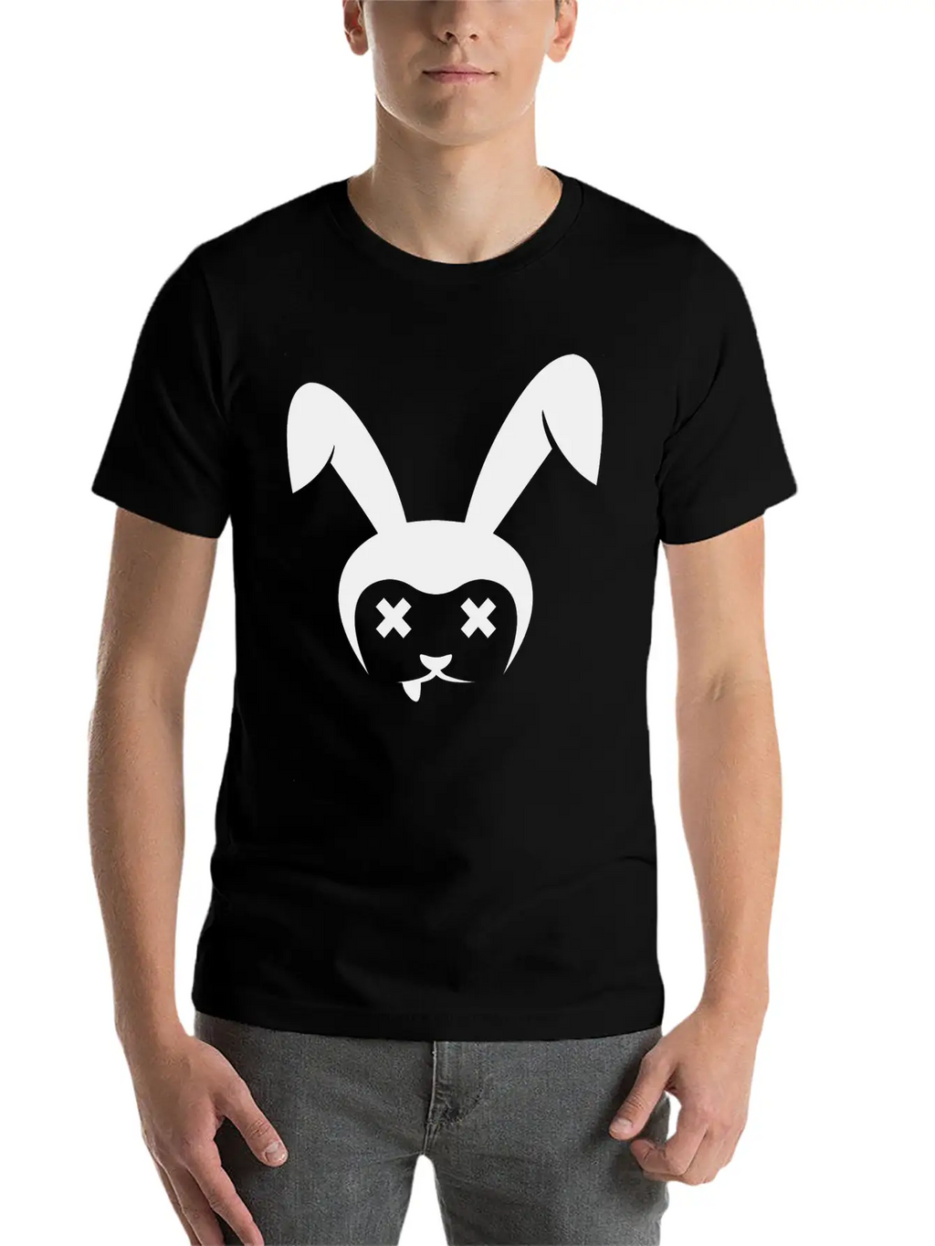 Rabbit 1 Stylish Everyday T-Shirt – Unisex Basic Cotton Tee