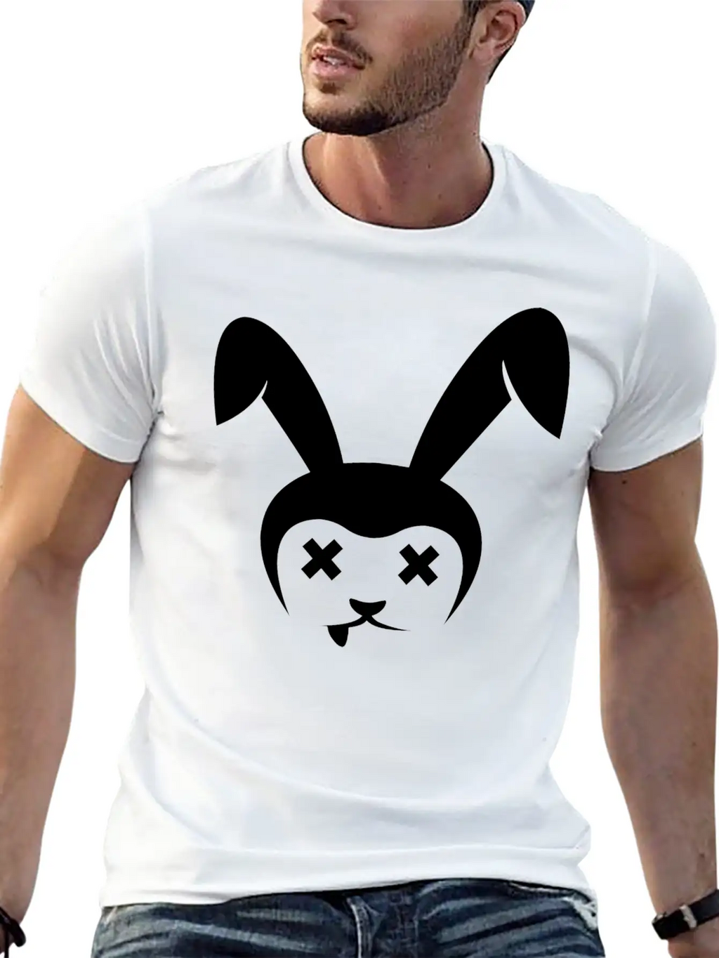 Rabbit 1 Stylish Everyday T-Shirt – Unisex Basic Cotton Tee