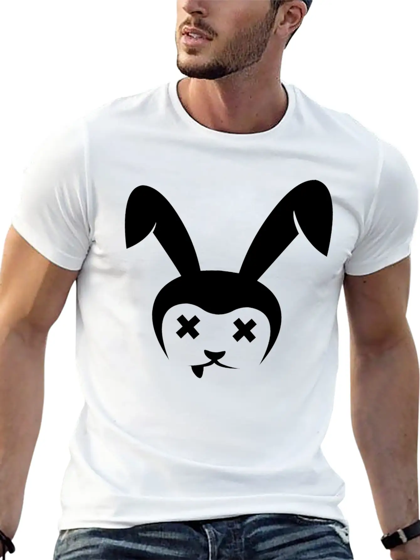 Rabbit 1 Stylish Everyday T-Shirt – Unisex Basic Cotton Tee