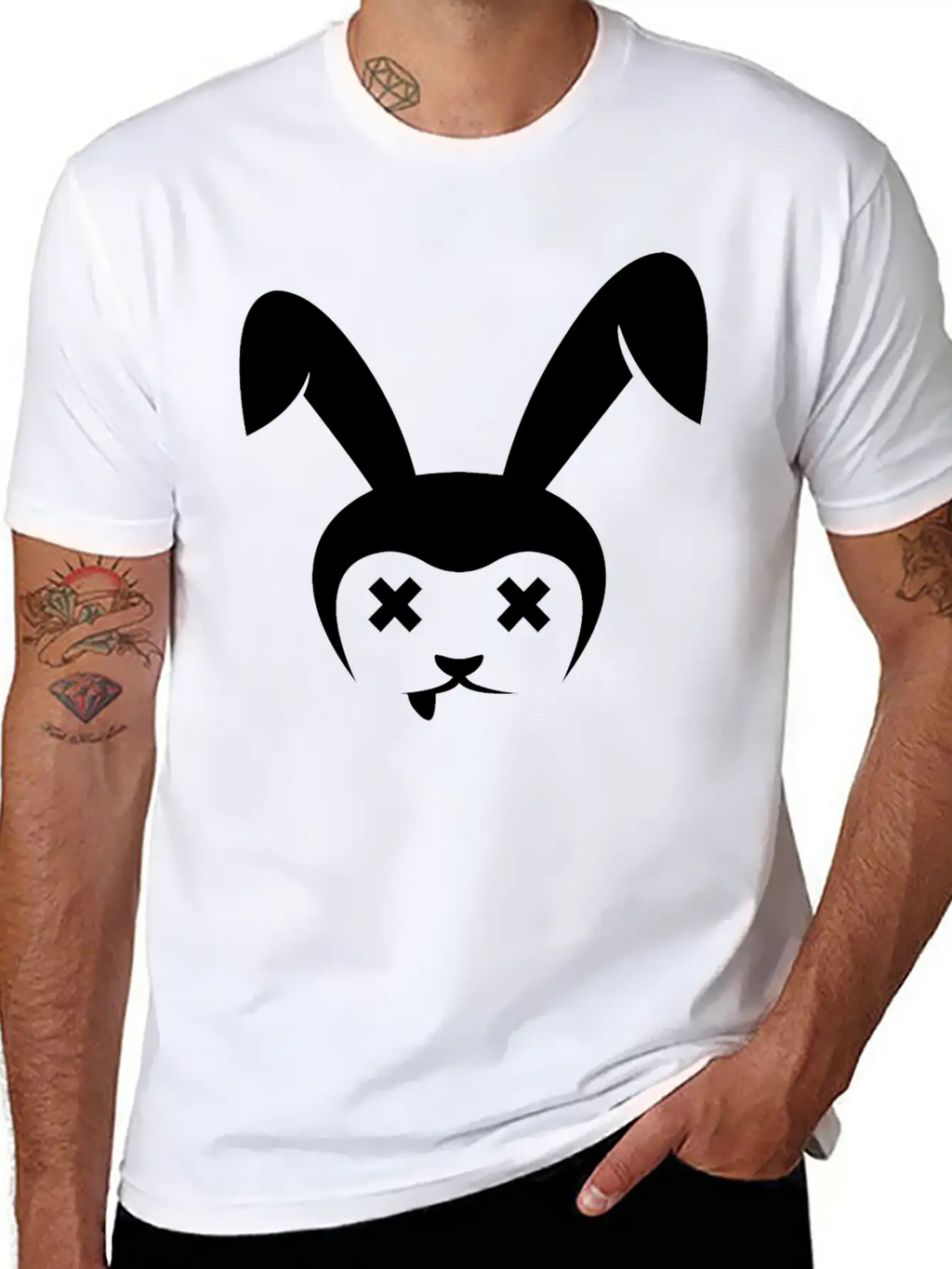 Rabbit 1 Stylish Everyday T-Shirt – Unisex Basic Cotton Tee