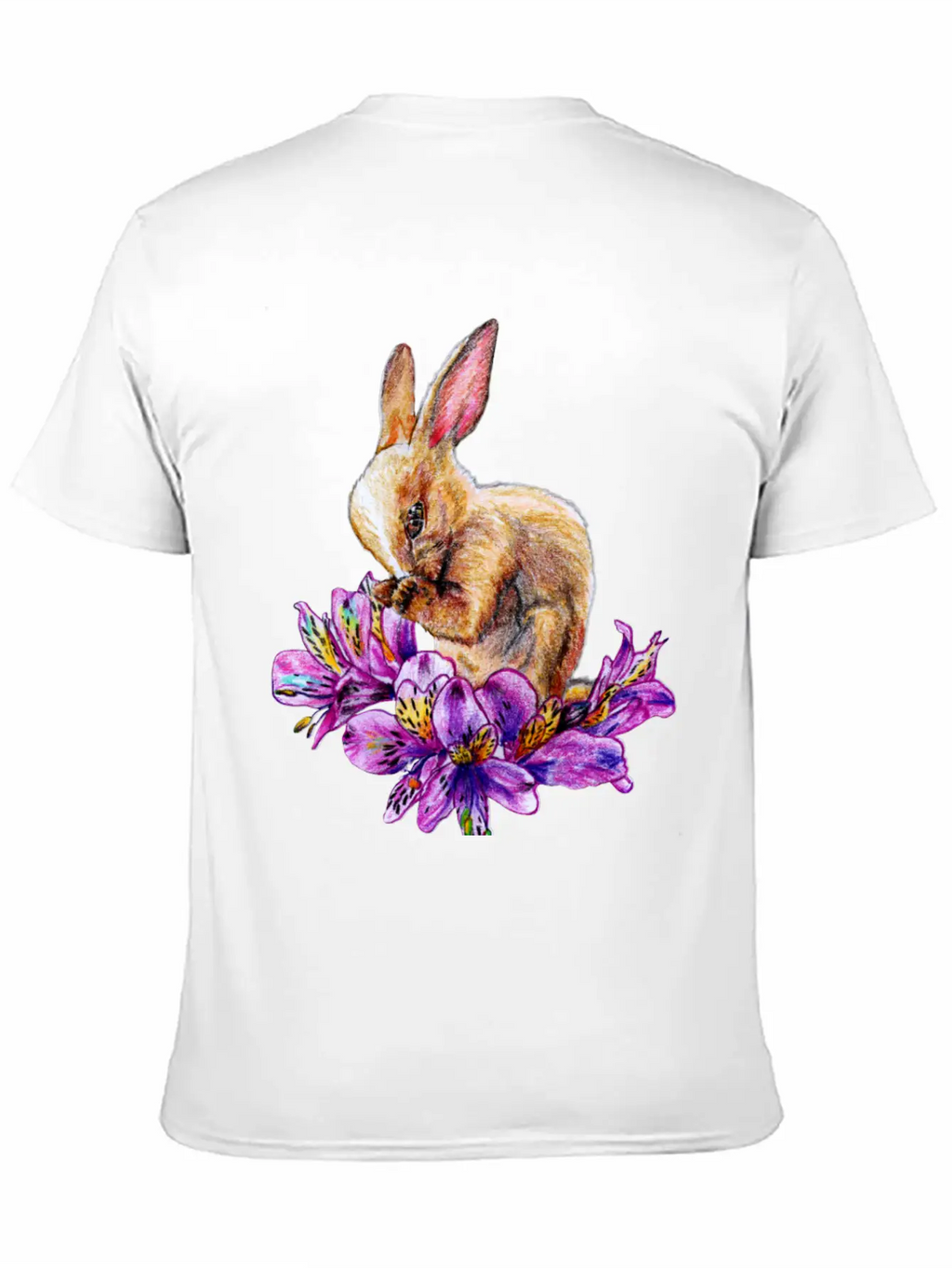 Rabbit And Incas Breathable Soft Cotton T-Shirt – Timeless Casual Look