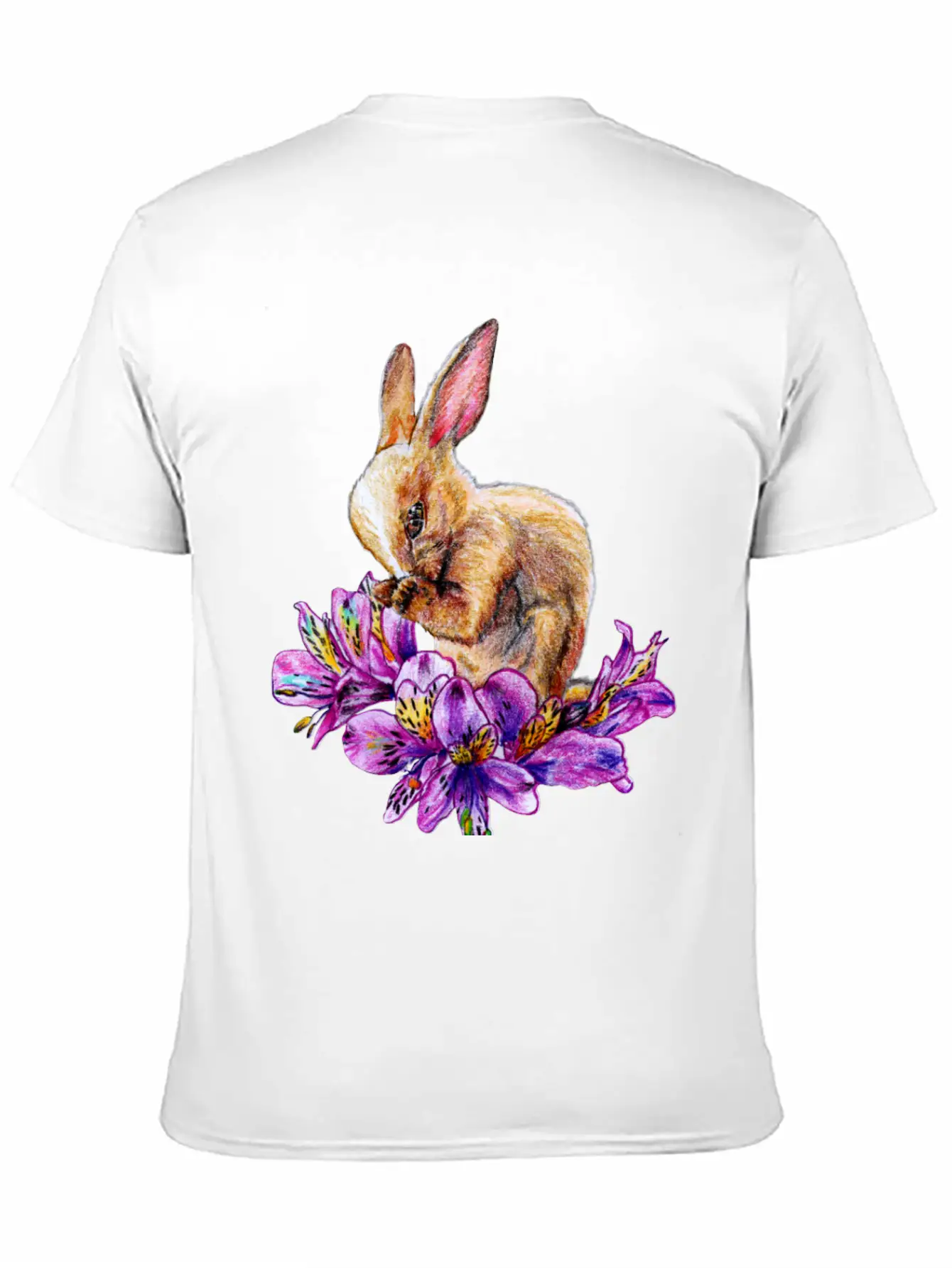 Rabbit And Incas Breathable Soft Cotton T-Shirt – Timeless Casual Look