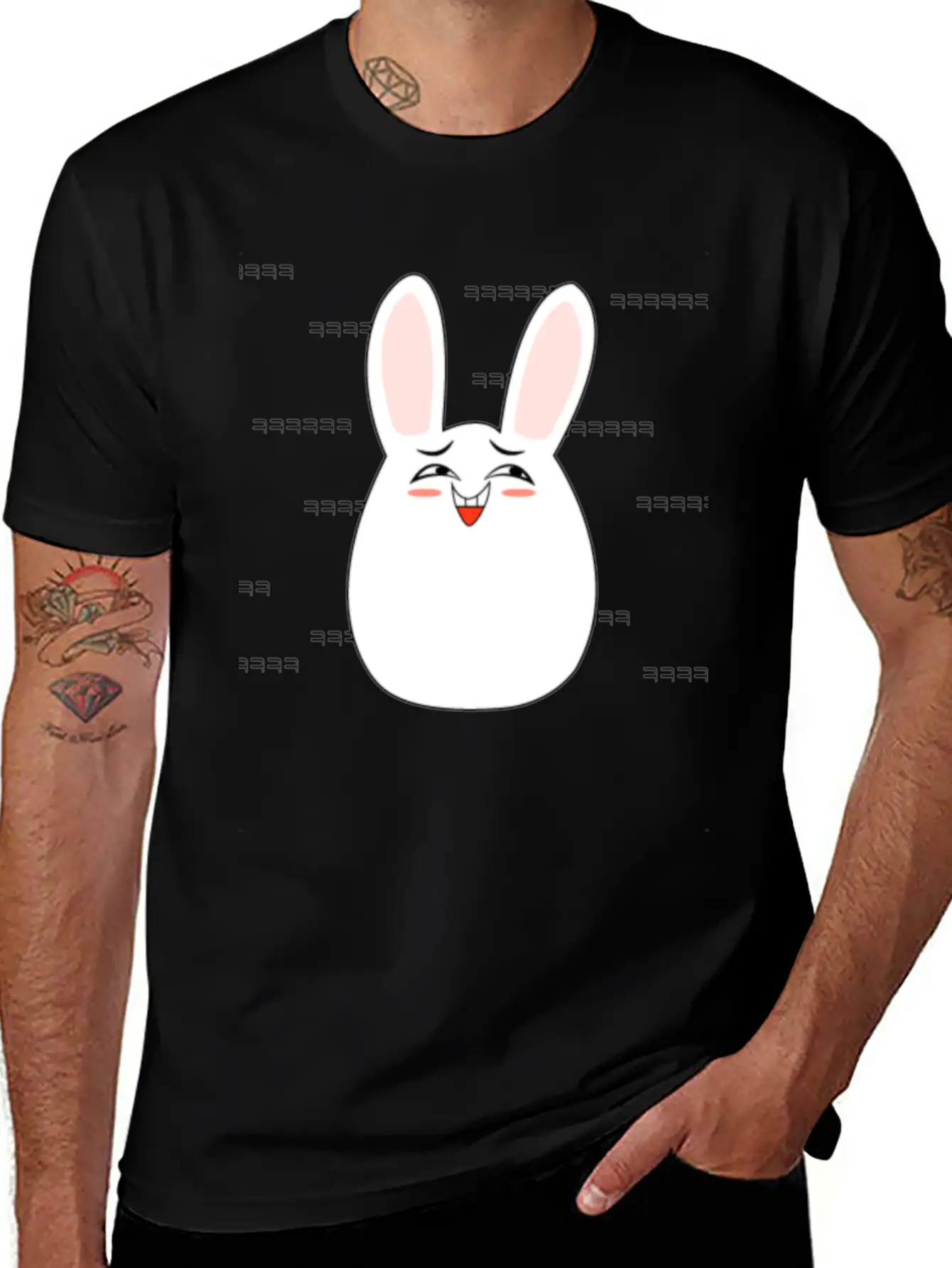 Rabbit! Breathable Soft Cotton T-Shirt – Timeless Casual Look