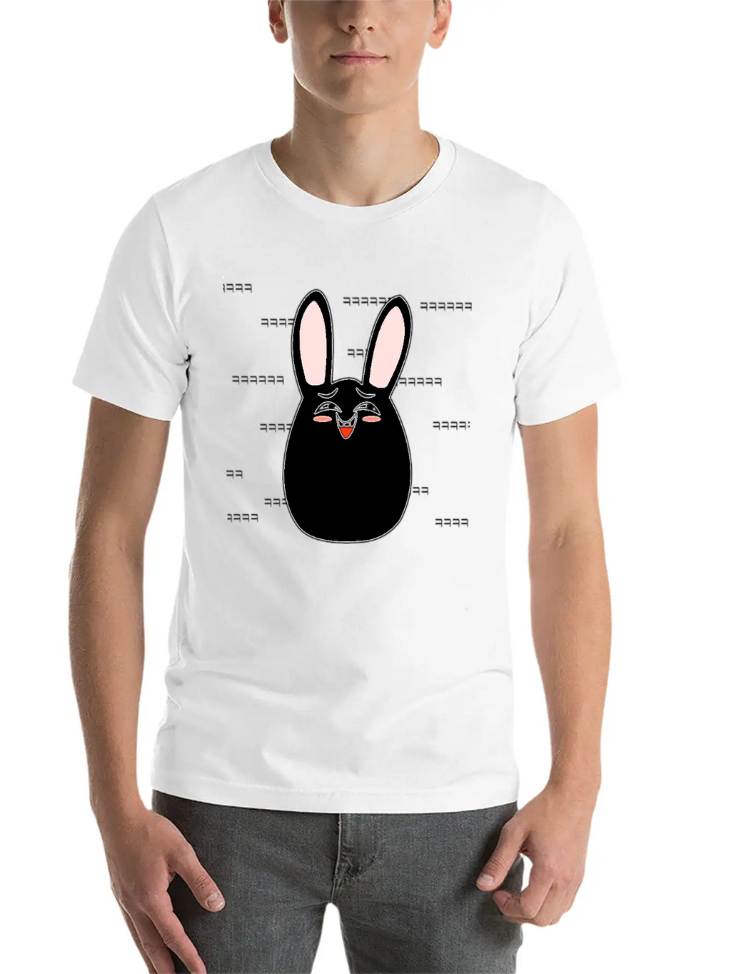Rabbit! Breathable Soft Cotton T-Shirt – Timeless Casual Look