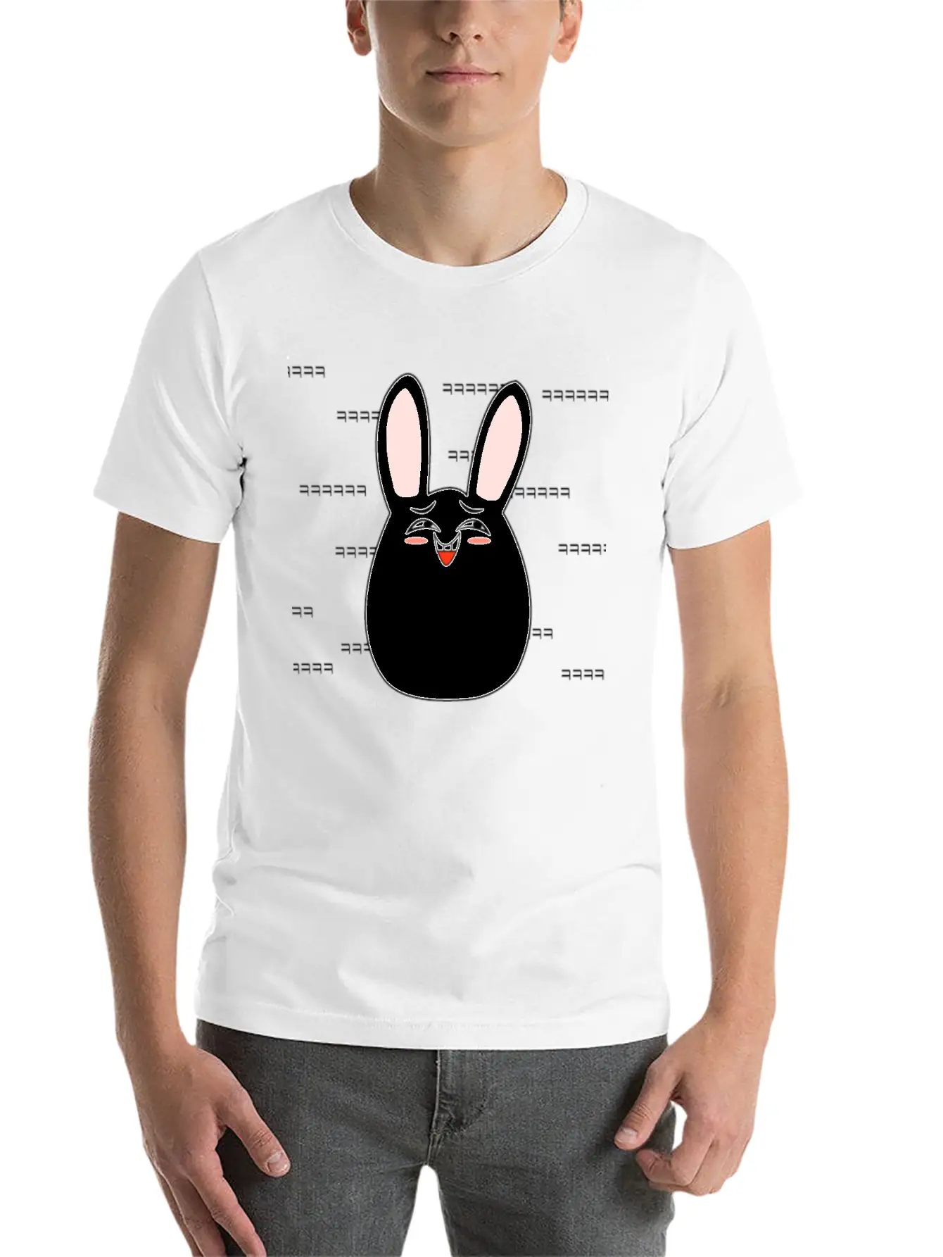 Rabbit! Breathable Soft Cotton T-Shirt – Timeless Casual Look