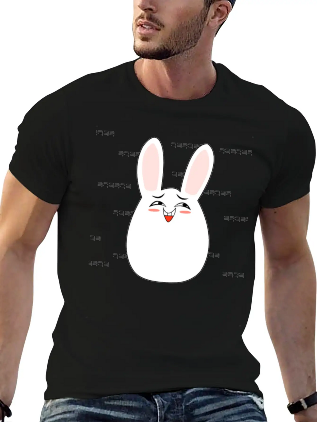 Rabbit! Breathable Soft Cotton T-Shirt – Timeless Casual Look
