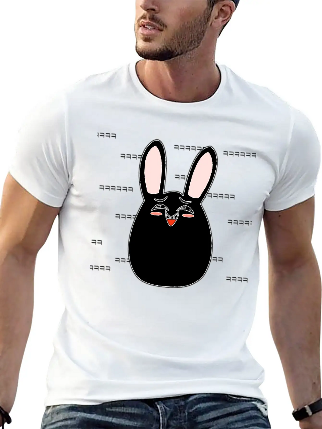 Rabbit! Breathable Soft Cotton T-Shirt – Timeless Casual Look