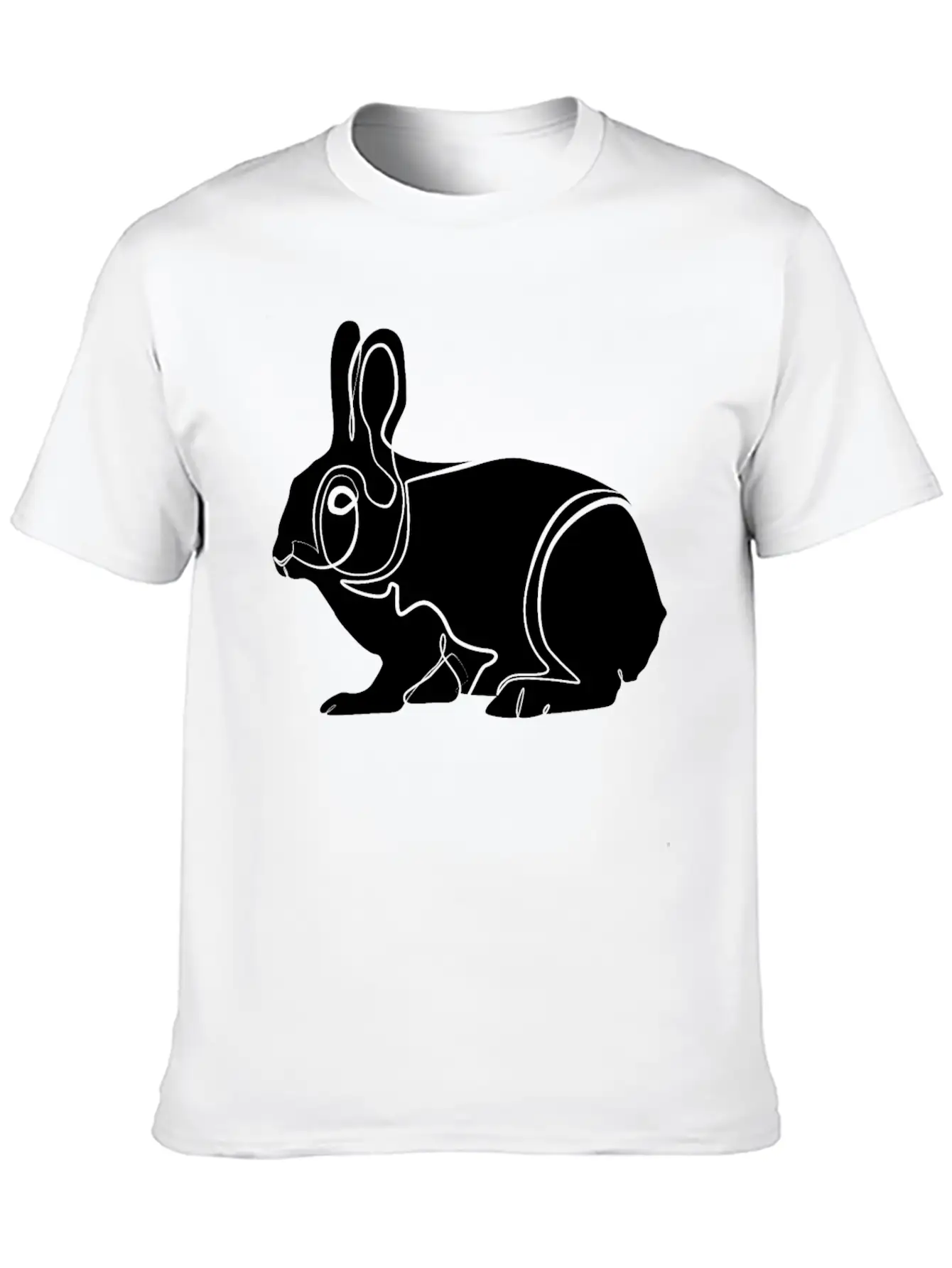 Rabbit Bunny Classic Fit Graphic Tee For Daily Comfort – Unisex Cotton Shirt
