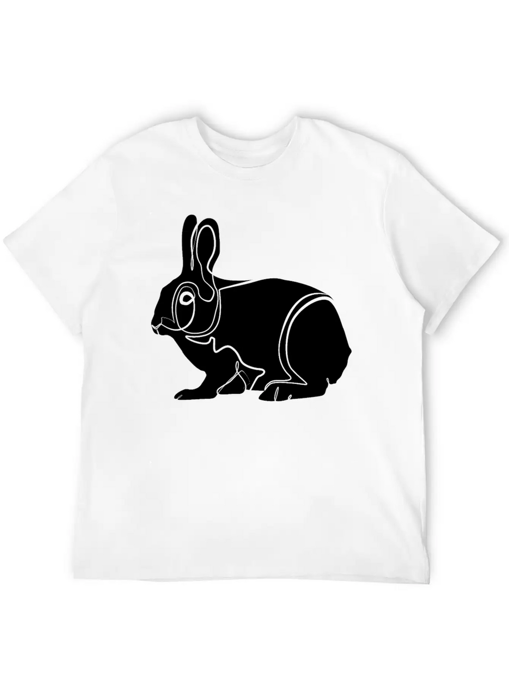 Rabbit Bunny Classic Fit Graphic Tee For Daily Comfort – Unisex Cotton Shirt