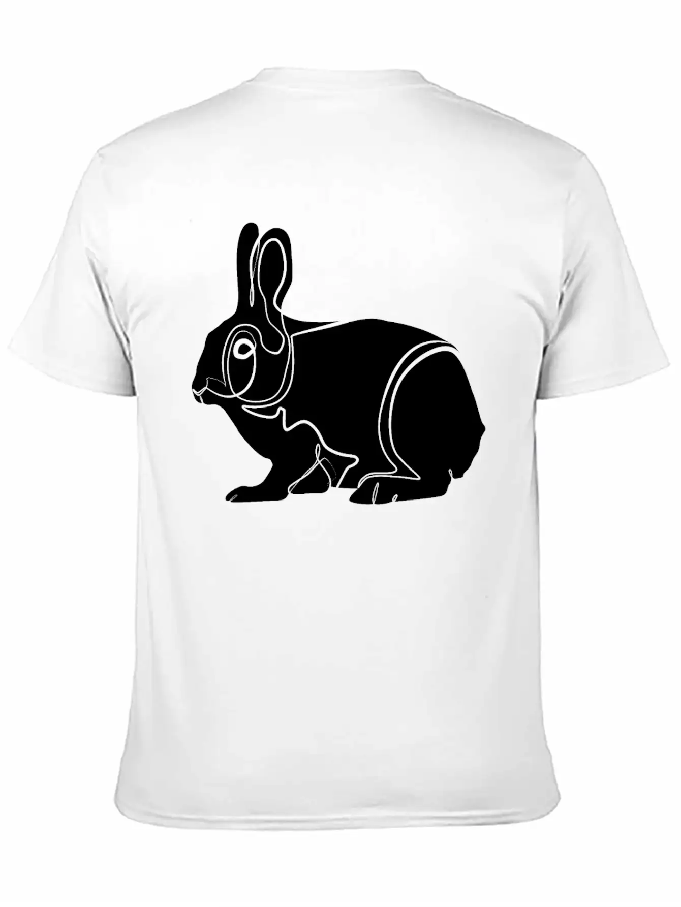 Rabbit Bunny Classic Fit Graphic Tee For Daily Comfort – Unisex Cotton Shirt
