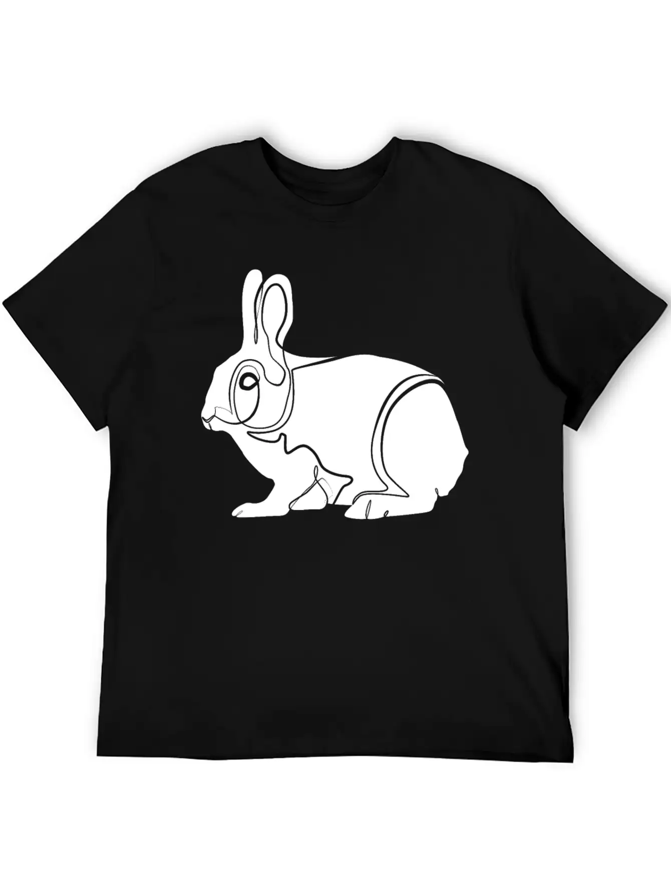 Rabbit Bunny Classic Fit Graphic Tee For Daily Comfort – Unisex Cotton Shirt