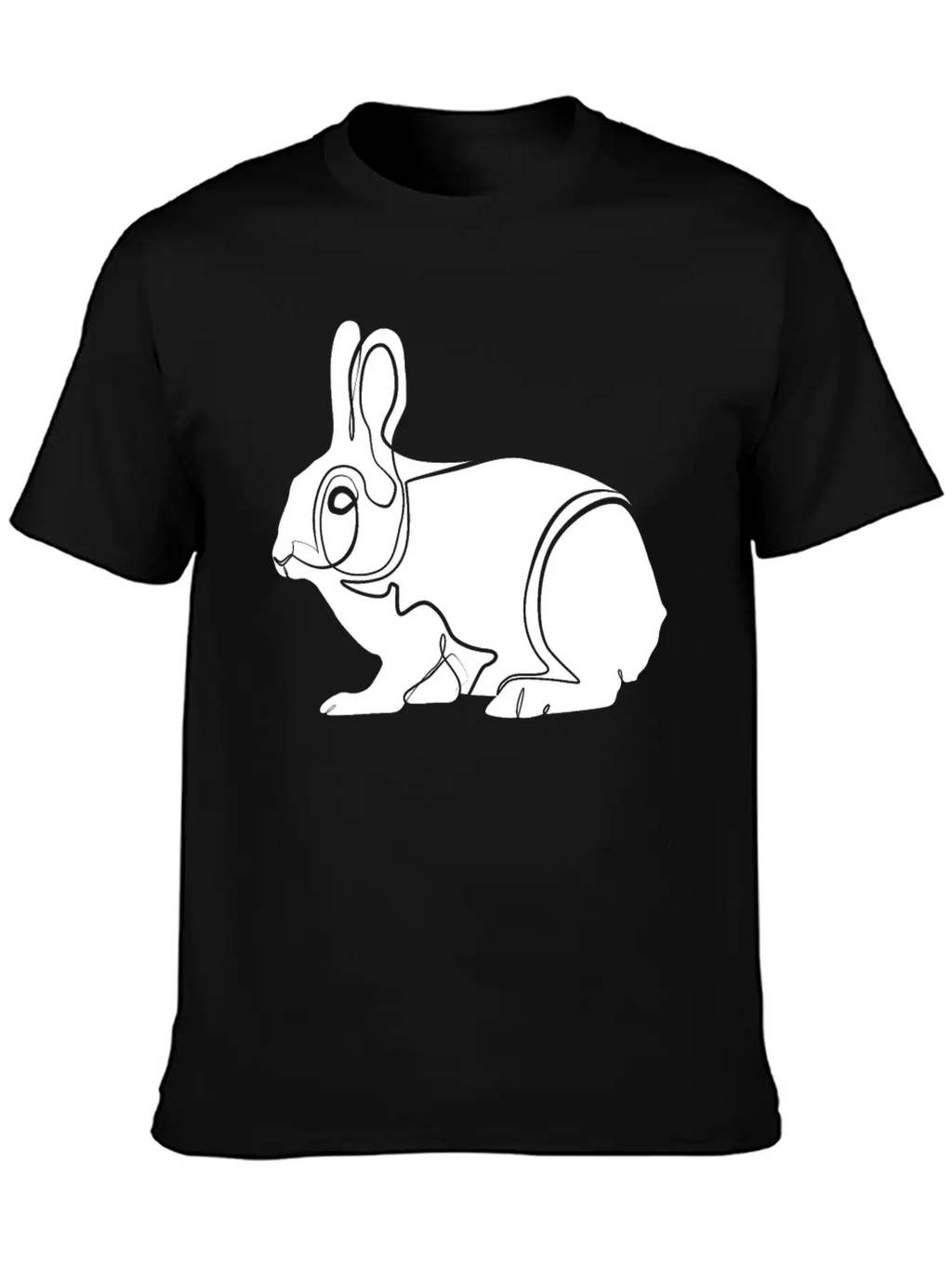 Rabbit Bunny Classic Fit Graphic Tee For Daily Comfort – Unisex Cotton Shirt