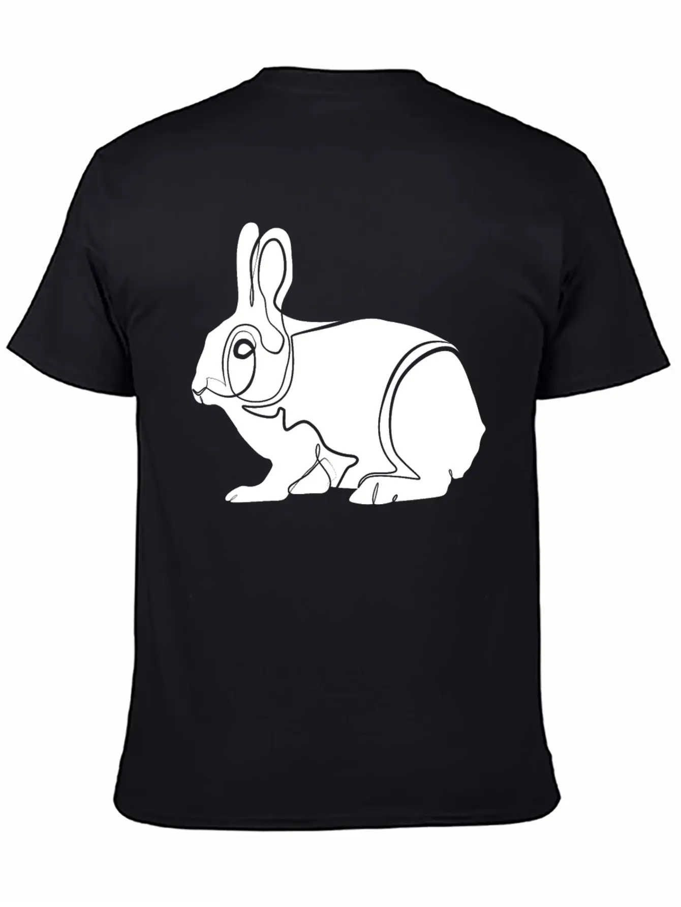 Rabbit Bunny Classic Fit Graphic Tee For Daily Comfort – Unisex Cotton Shirt