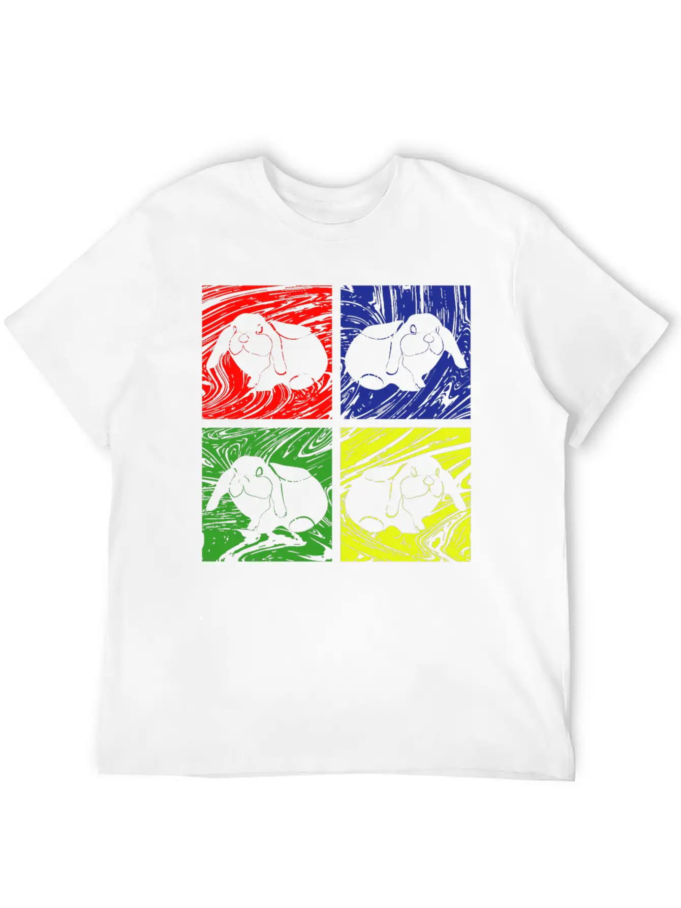 Rabbit Bunny Unisex Casual T-Shirt – Clean Design For Daily Comfort