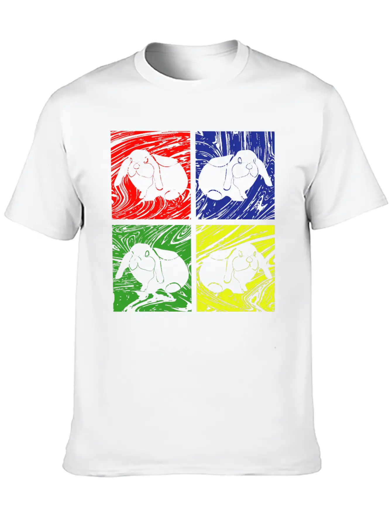 Rabbit Bunny Unisex Casual T-Shirt – Clean Design For Daily Comfort