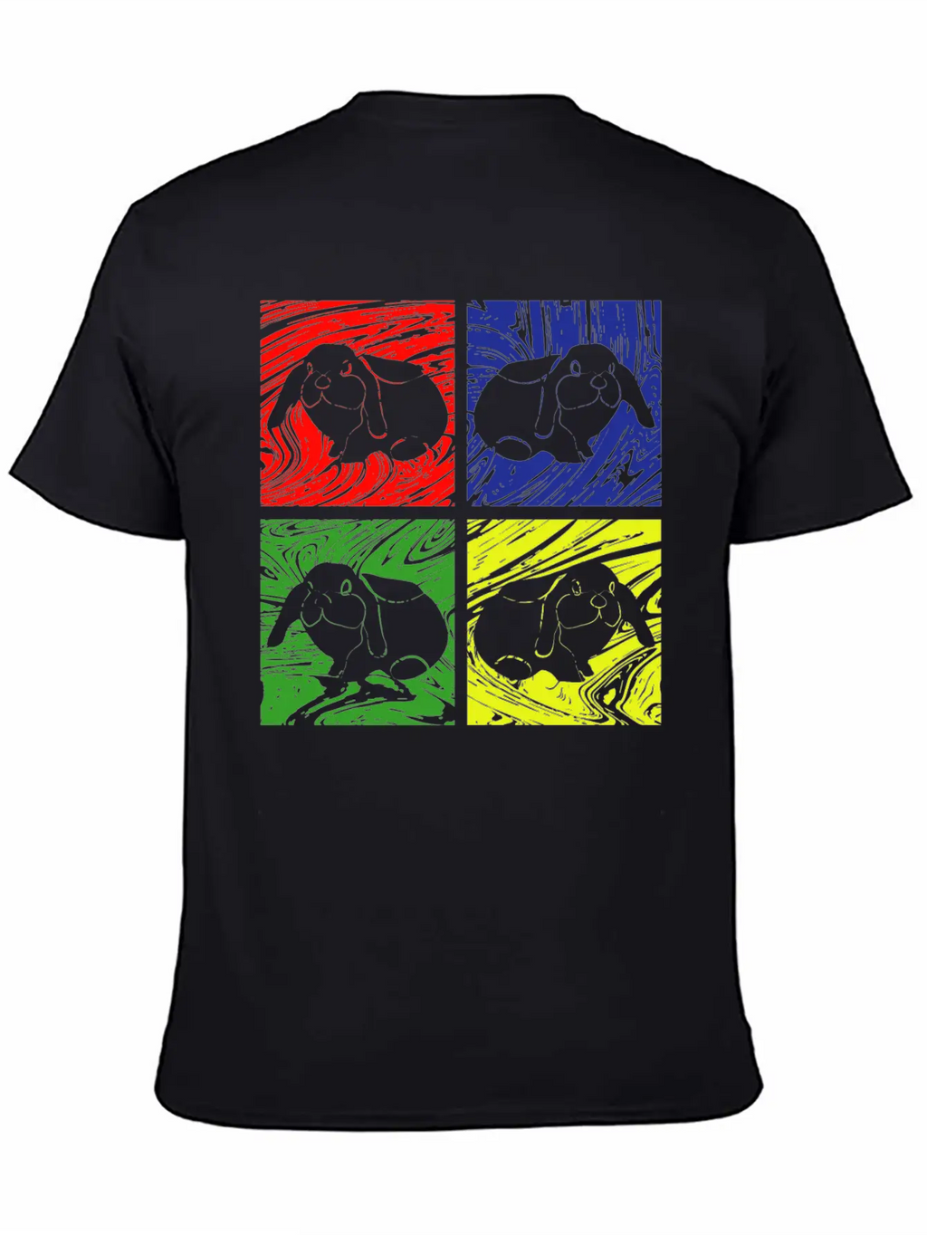Rabbit Bunny Unisex Casual T-Shirt – Clean Design For Daily Comfort