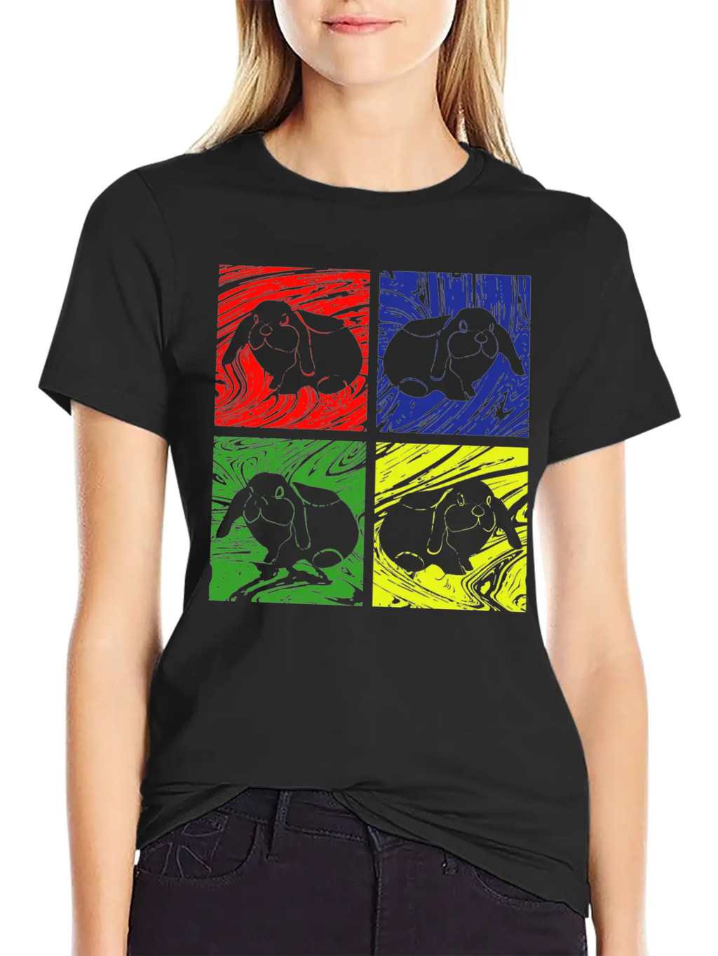 Rabbit Bunny Unisex Casual T-Shirt – Clean Design For Daily Comfort