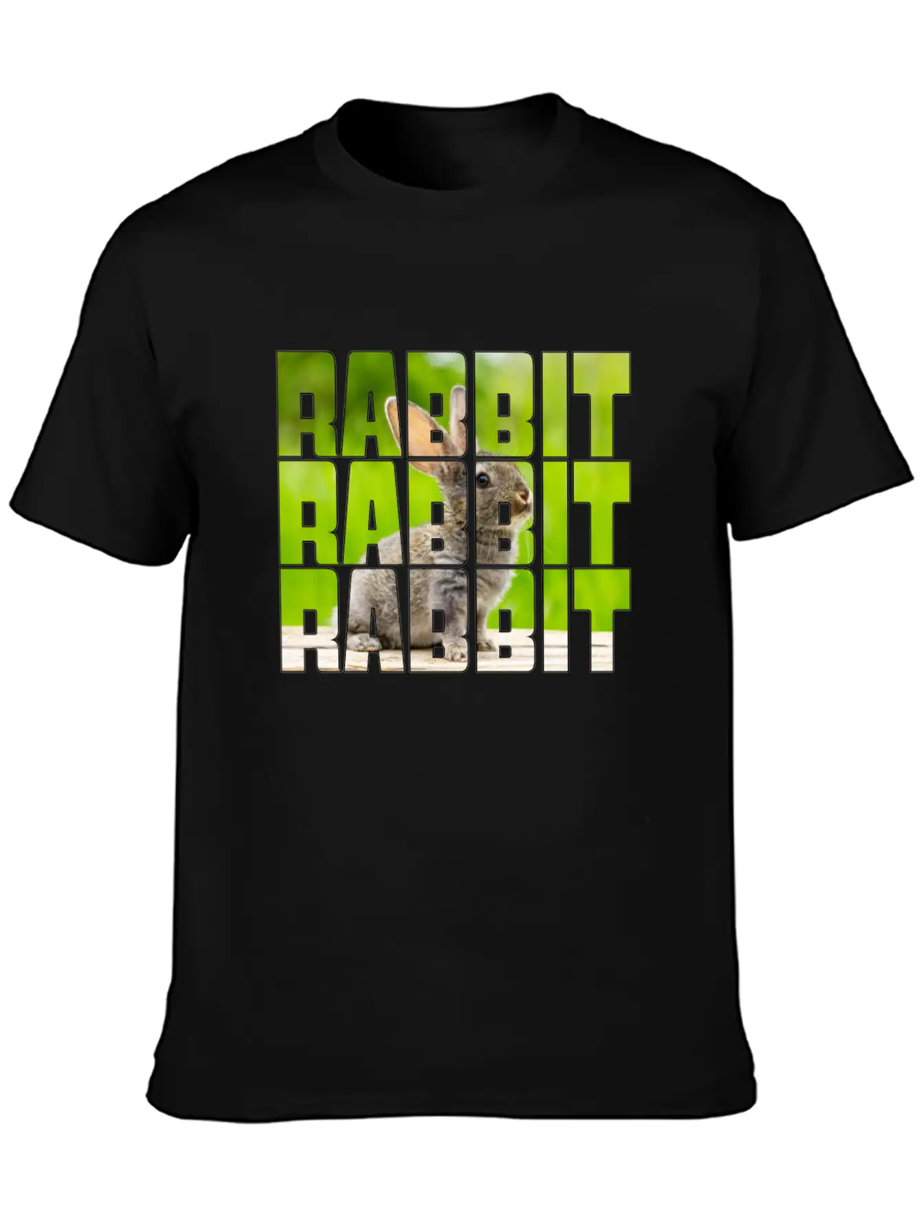 Rabbit Casual Graphic T-Shirt – Simple And Comfortable Daily Wear