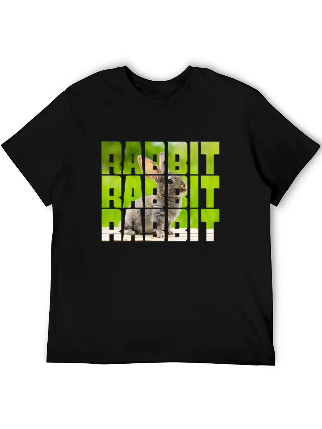 Rabbit Casual Graphic T-Shirt – Simple And Comfortable Daily Wear