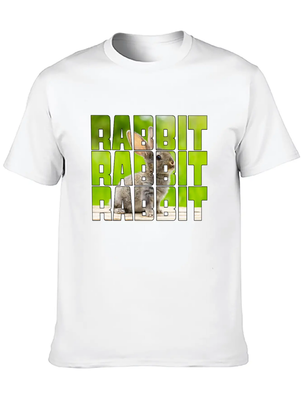 Rabbit Casual Graphic T-Shirt – Simple And Comfortable Daily Wear