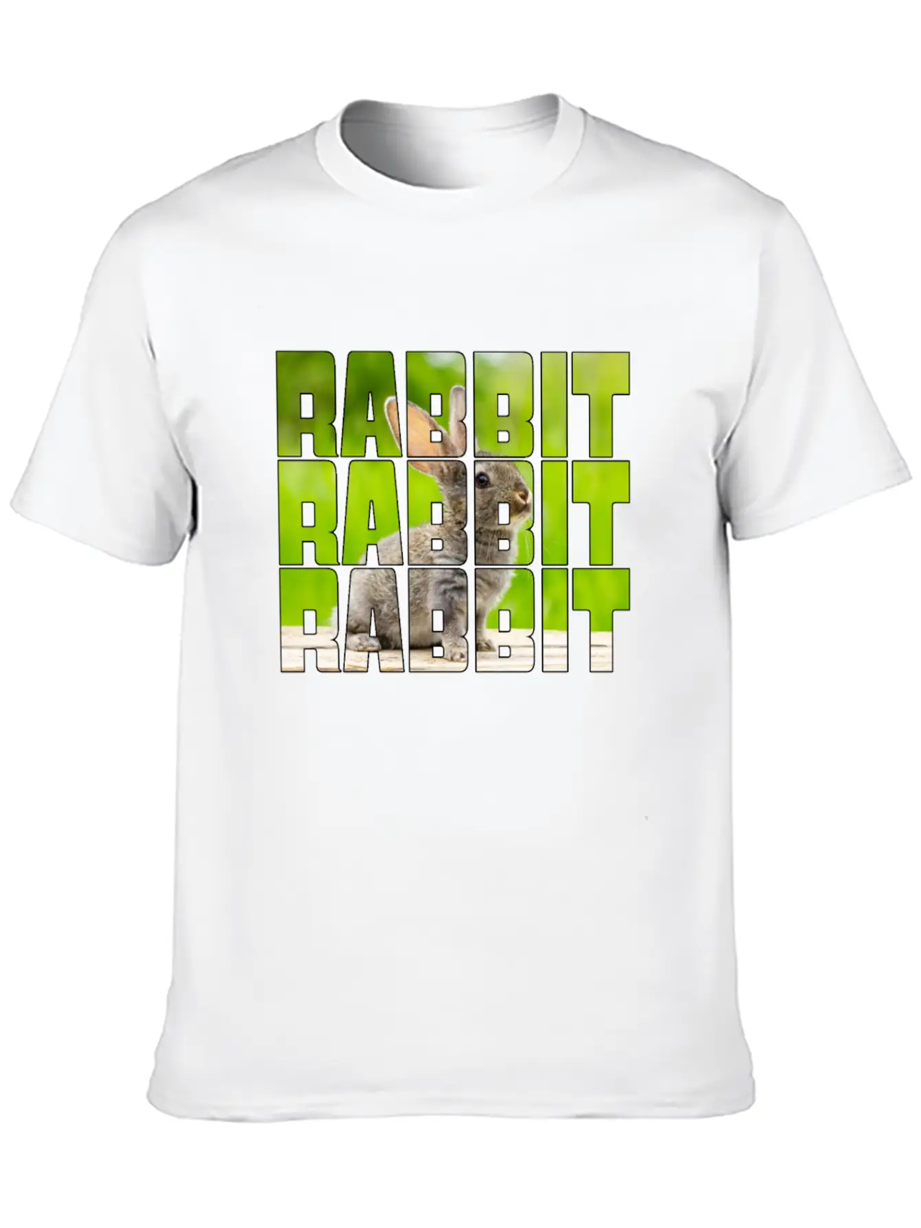 Rabbit Casual Graphic T-Shirt – Simple And Comfortable Daily Wear