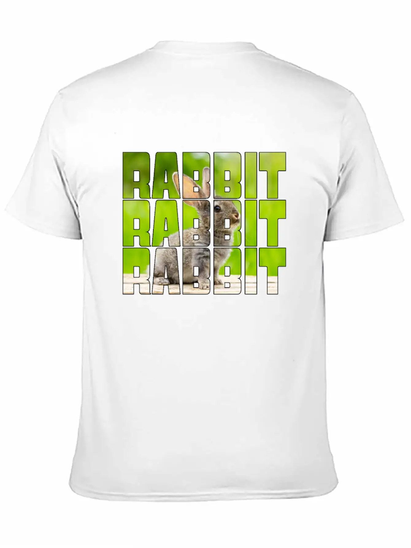 Rabbit Casual Graphic T-Shirt – Simple And Comfortable Daily Wear