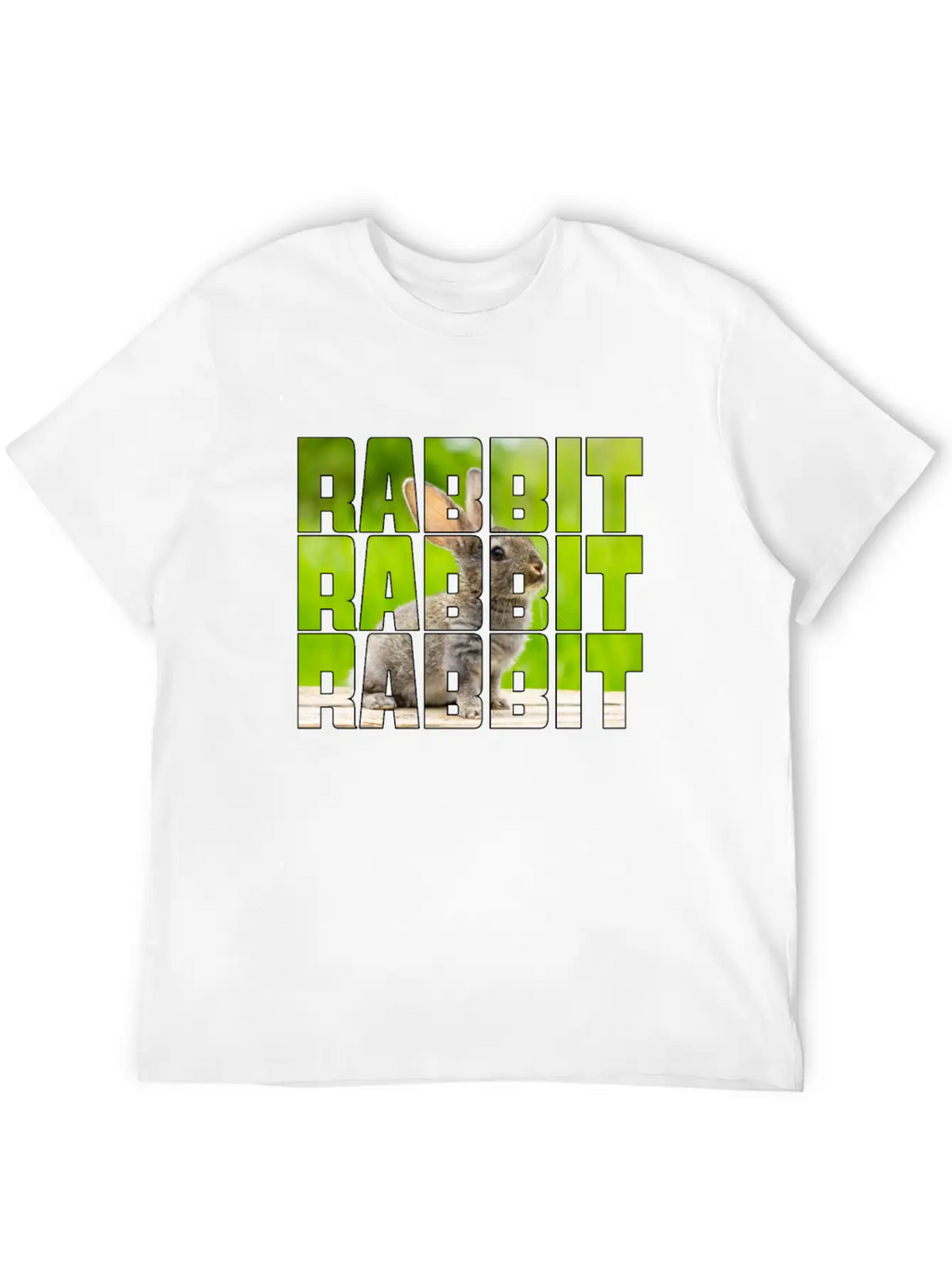 Rabbit Casual Graphic T-Shirt – Simple And Comfortable Daily Wear